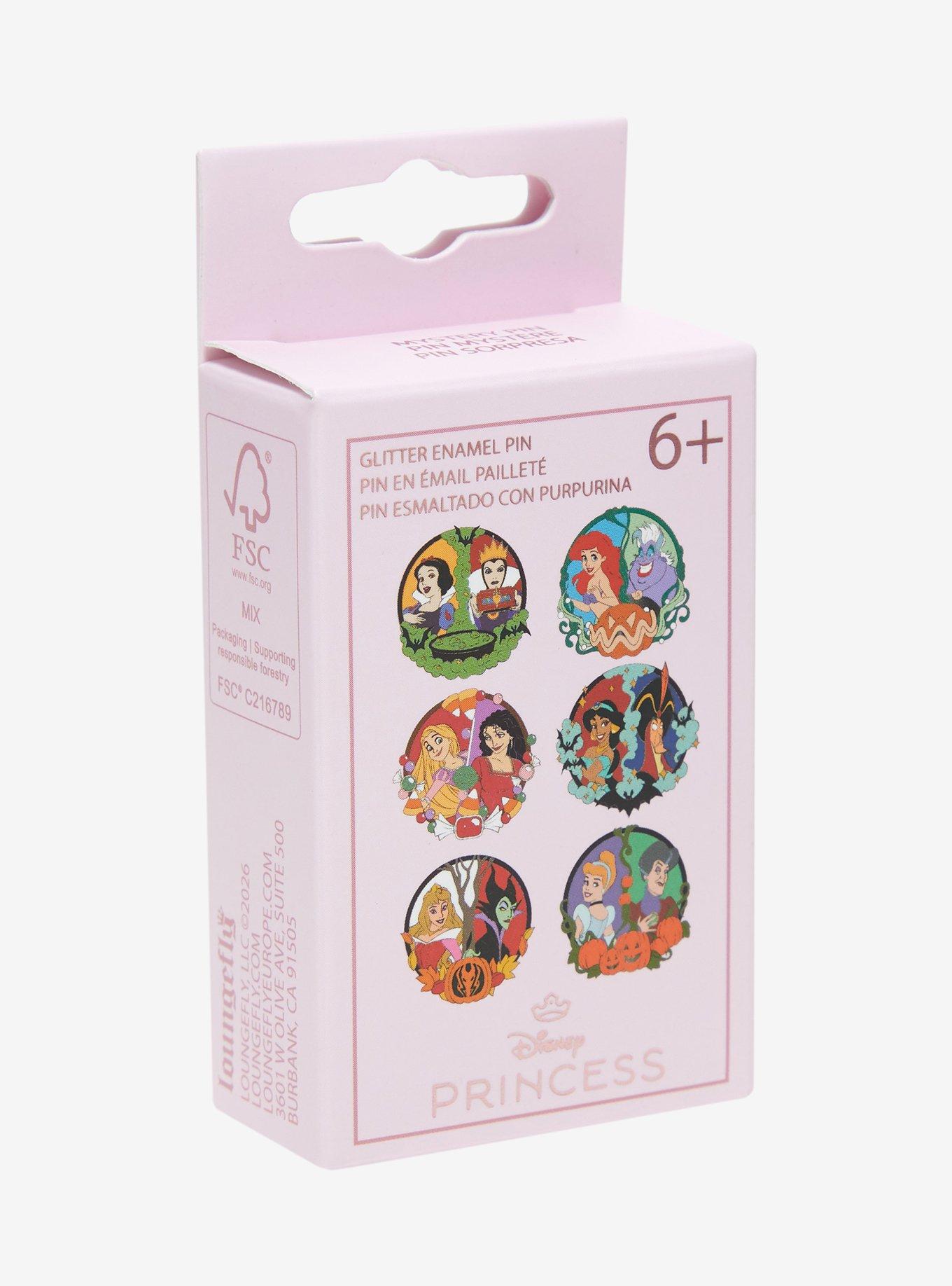 Loungefly Disney Princess & Villain Blind Box Enamel Pin Hot Topic Exclusive, , hi-res