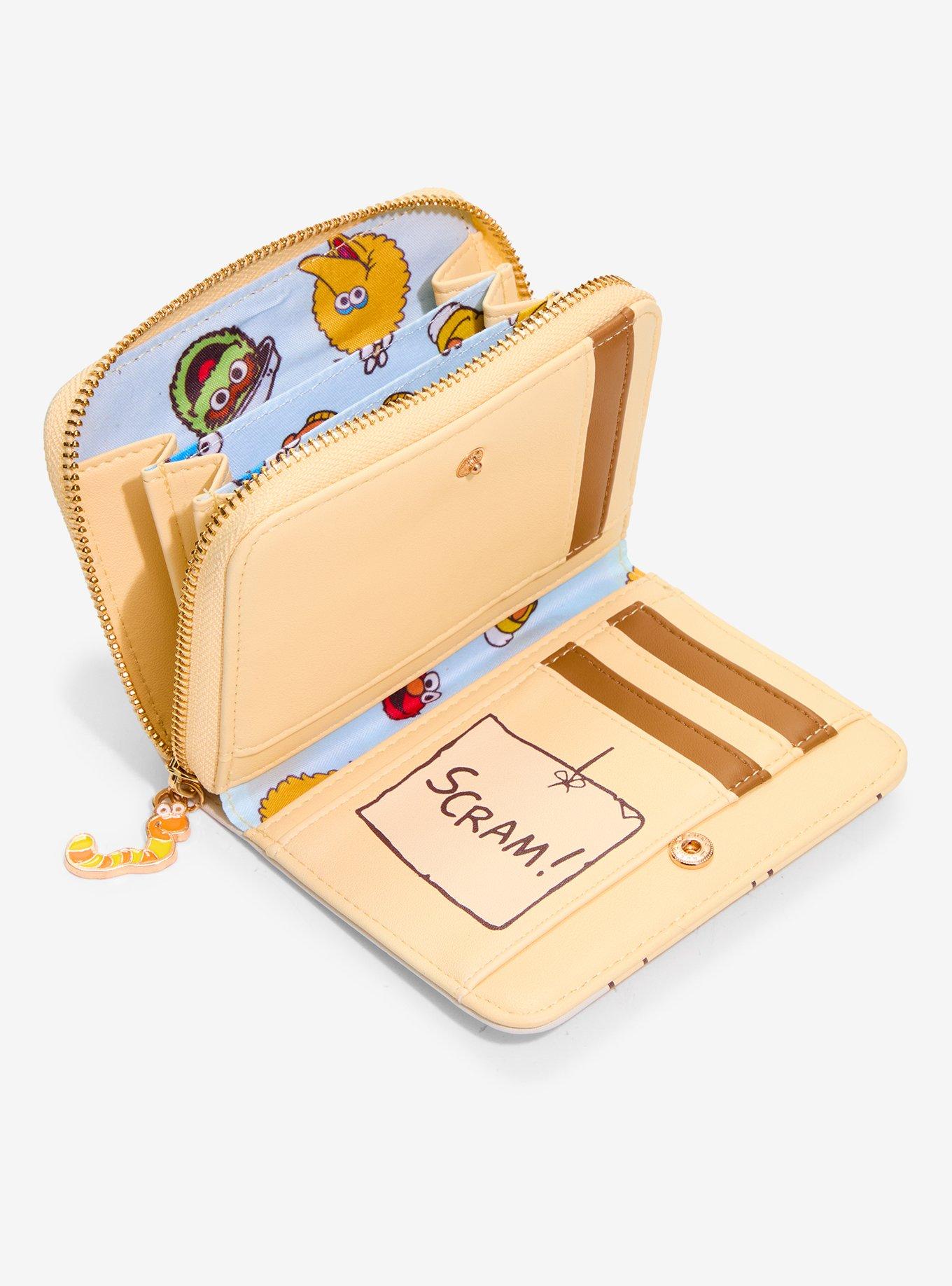 Sesame Street Oscar the Grouch Small Zip Wallet - BoxLunch Exclusive, , alternate - view 4
