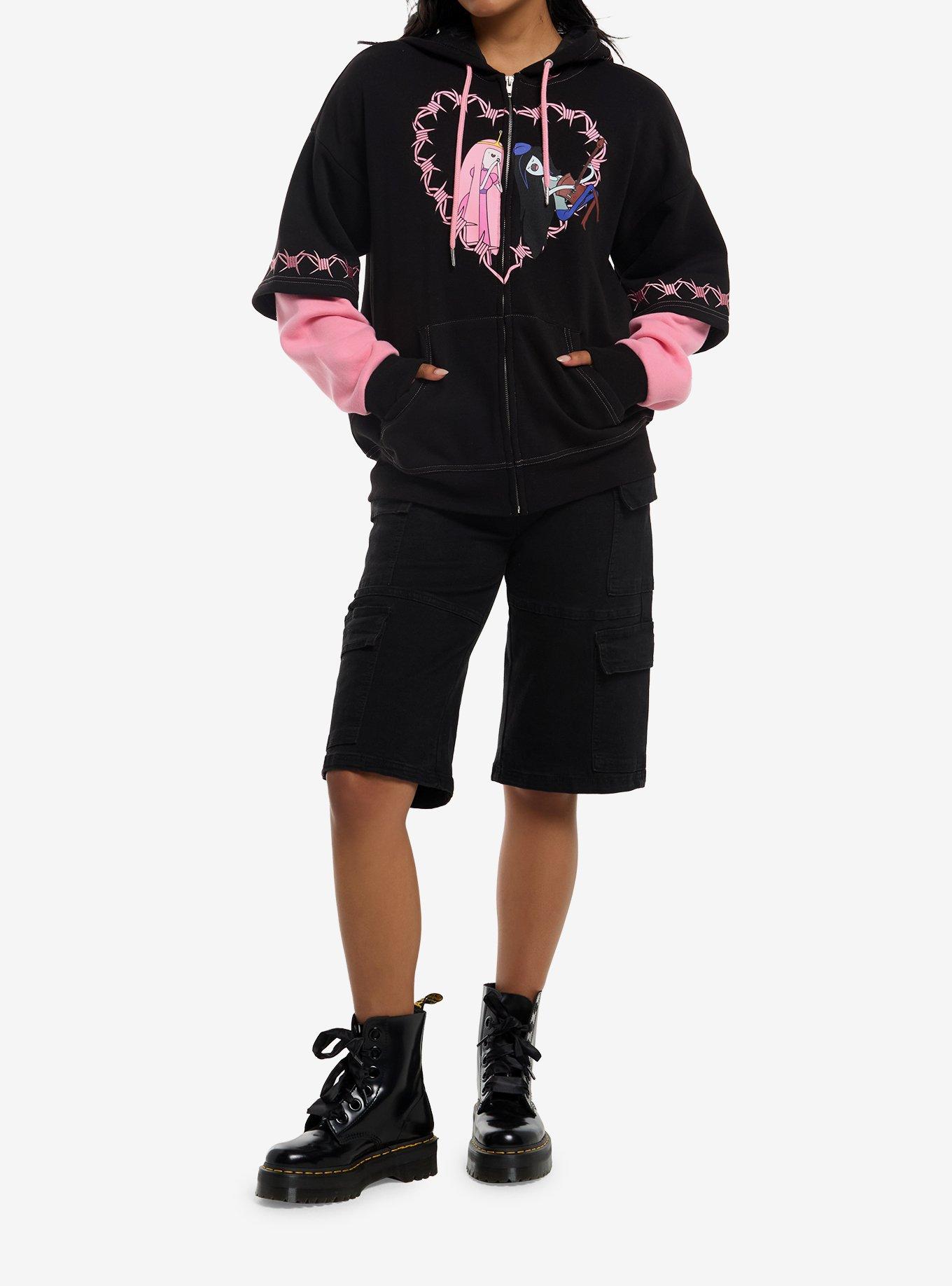 Adventure Time Princess Bubblegum & Marceline Girls Twofer Hoodie, , hi-res