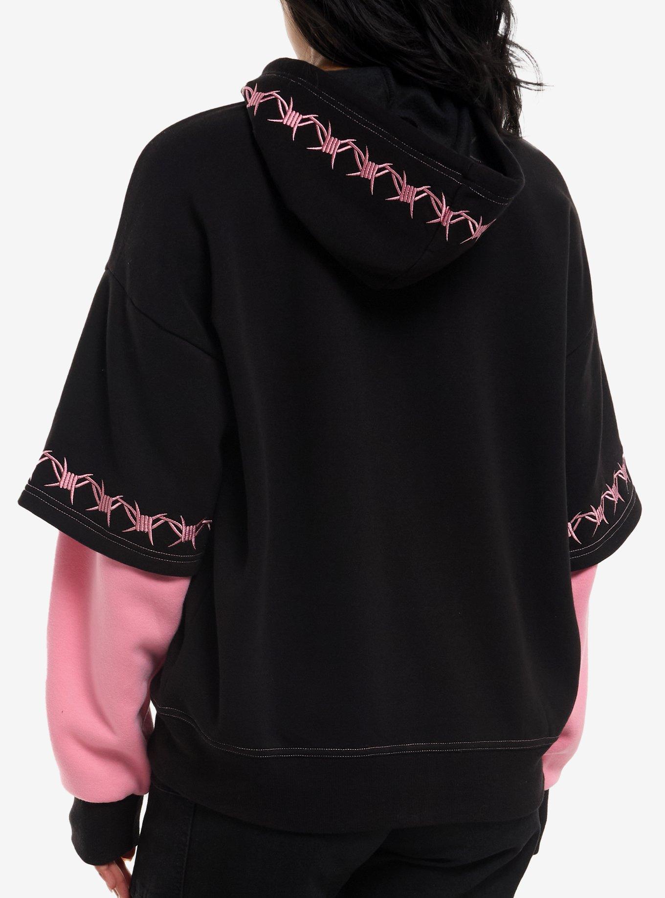 Adventure Time Princess Bubblegum & Marceline Girls Twofer Hoodie, BLACK, alternate