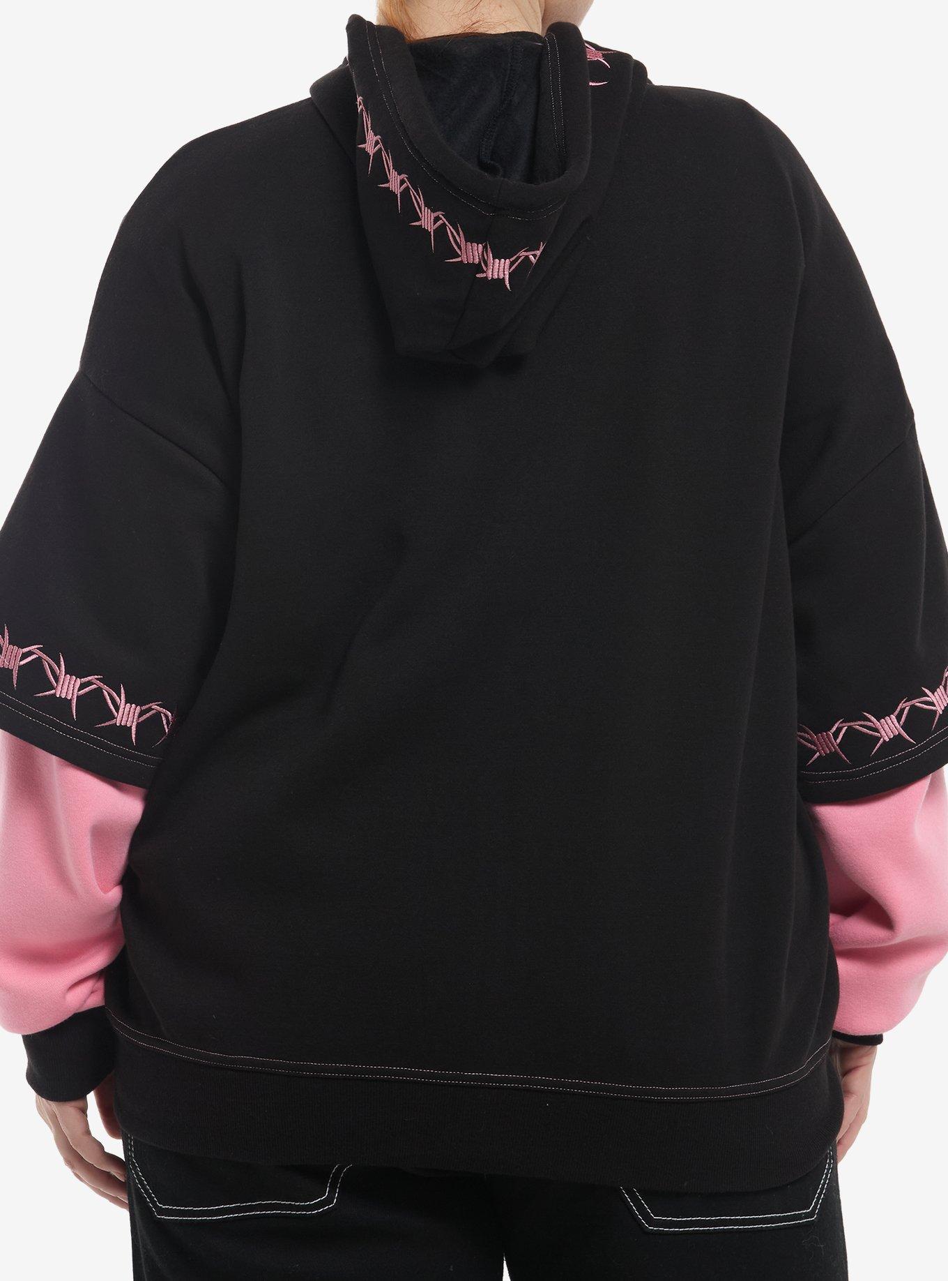 Adventure Time Princess Bubblegum & Marceline Girls Twofer Hoodie Plus Size, , hi-res