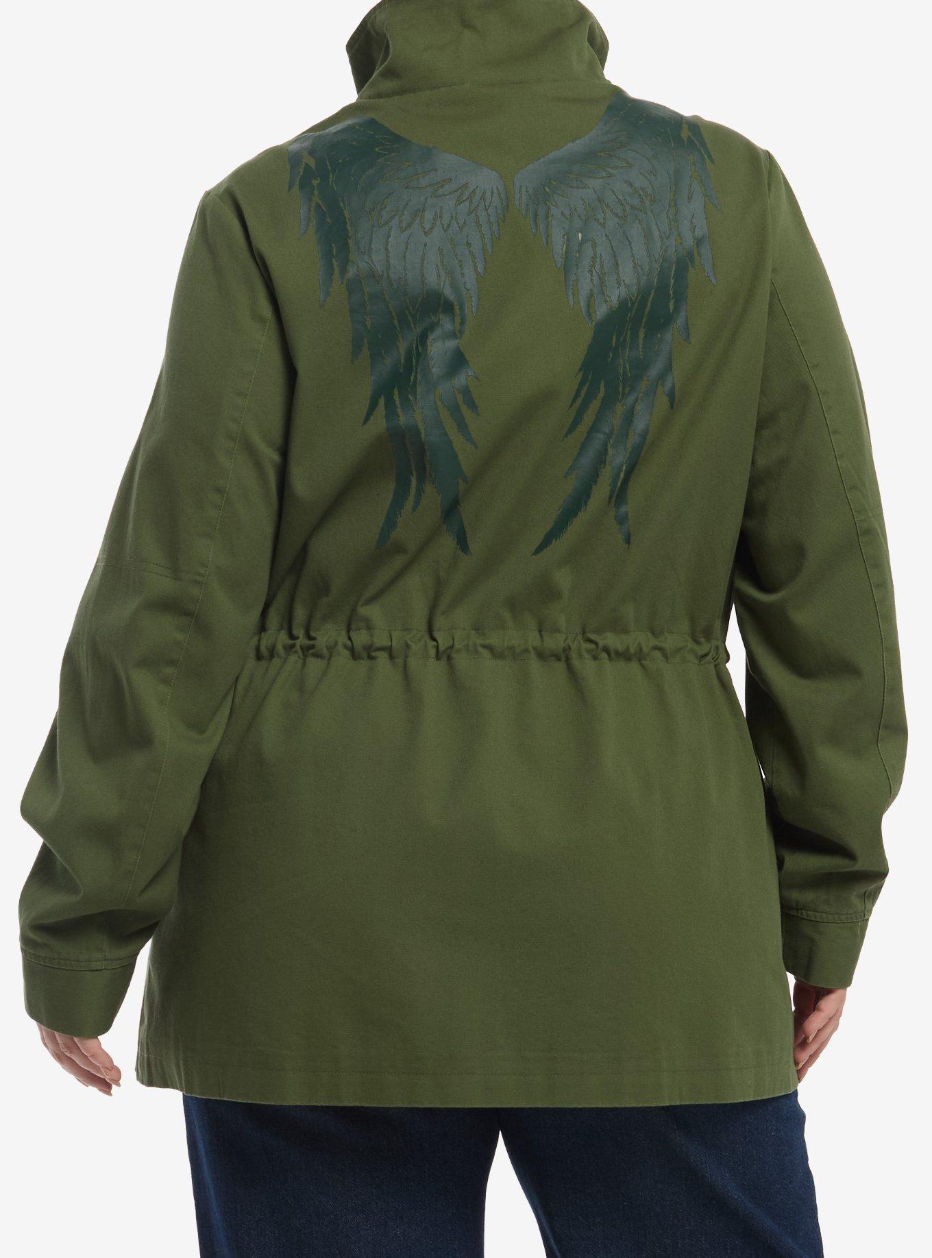 Supernatural Wings Girls Utility Jacket Plus Size, , hi-res