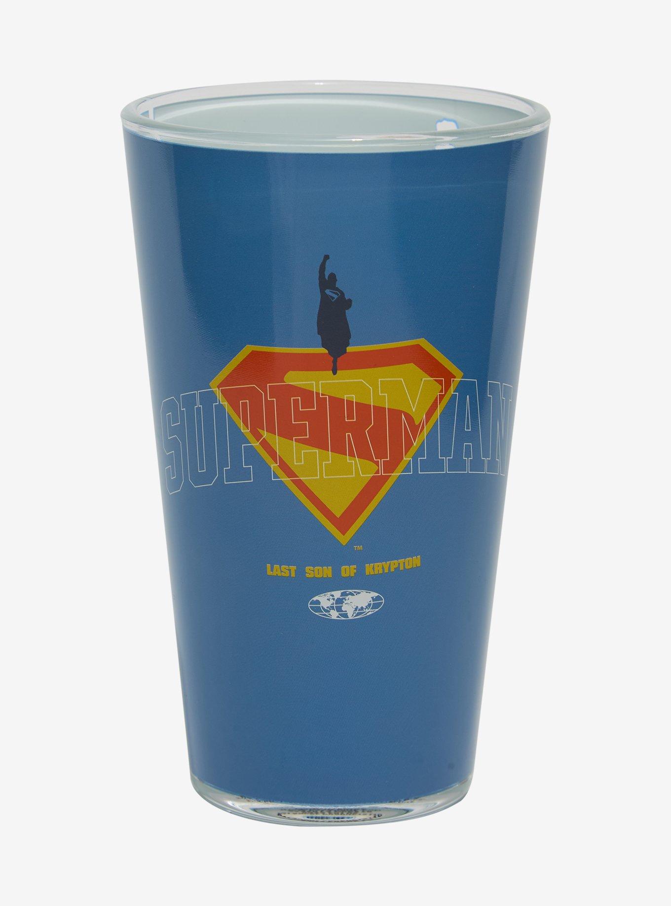 DC Comics Superman Silhouette Pint Glass, , alternate