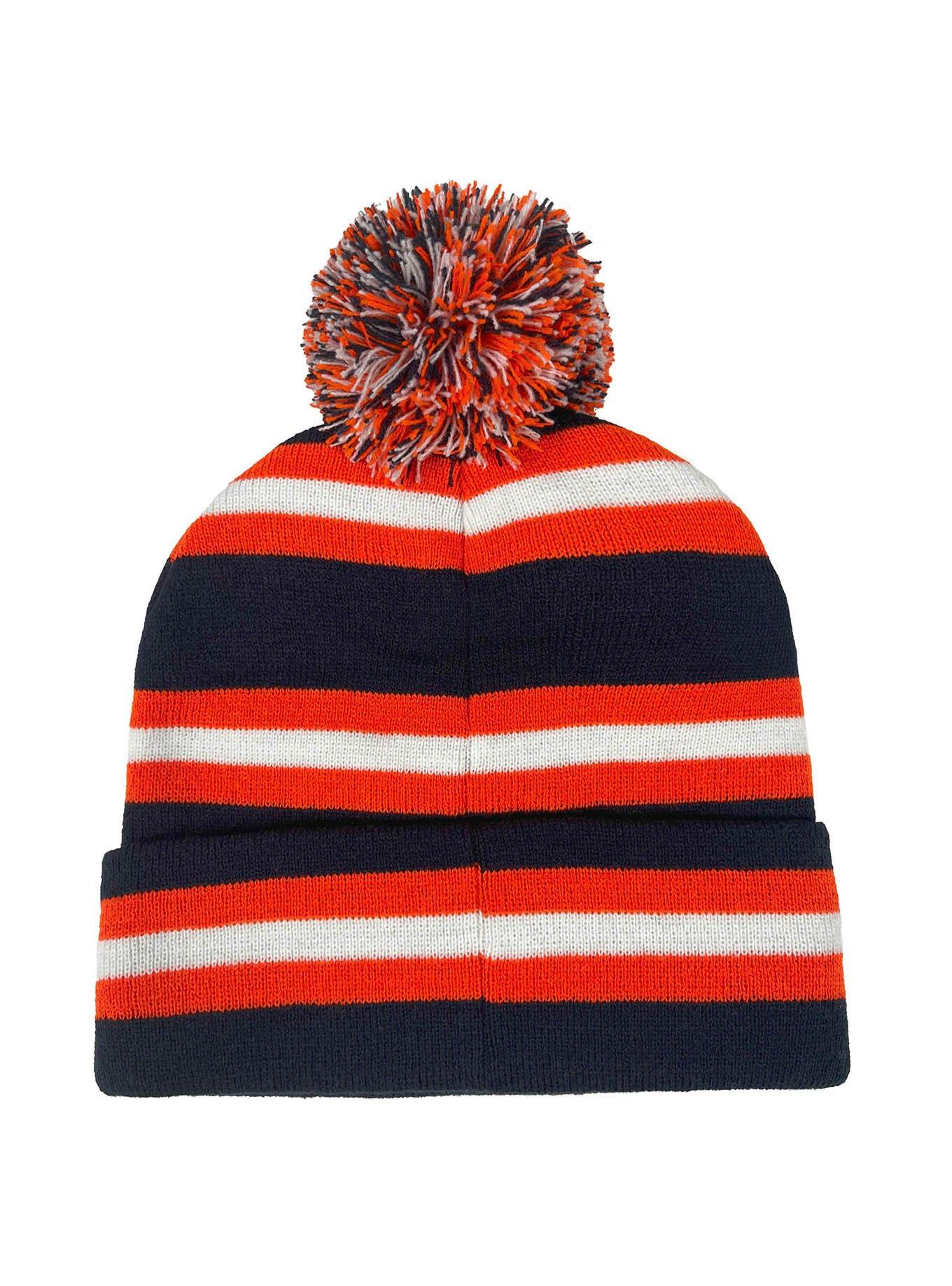 Auburn University Block Stripes Knit Pom Beanie, , alternate
