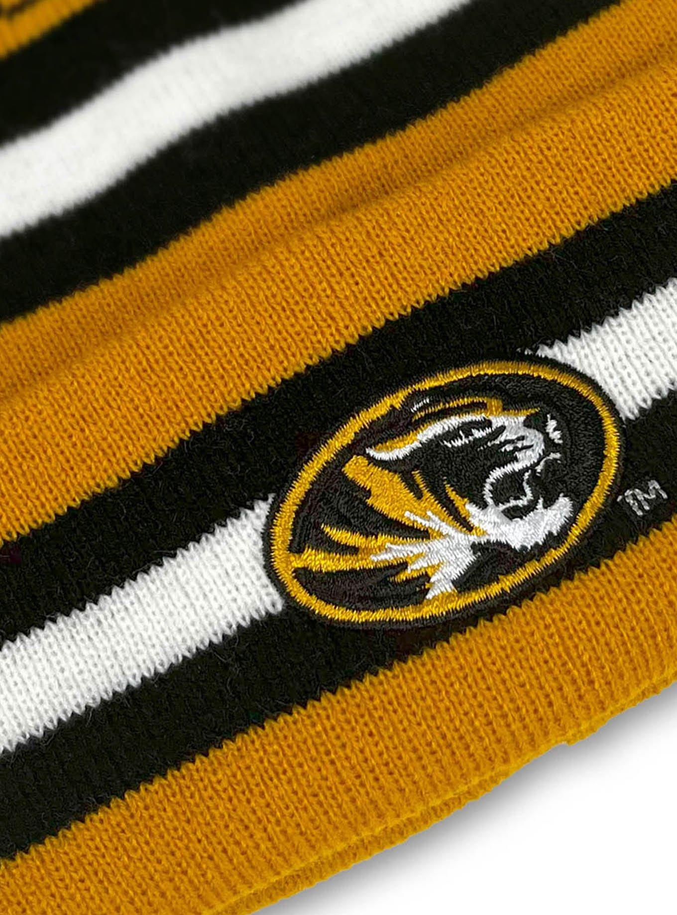 University of Missouri Block Stripes Knit Pom Beanie, , hi-res