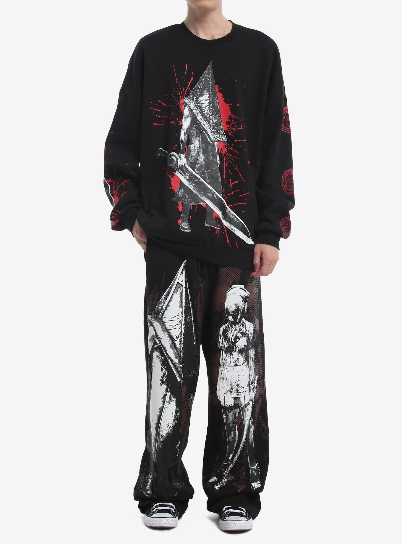 Silent Hill 2 Pyramid Head Sweatshirt, BLACK, alternate - view 3