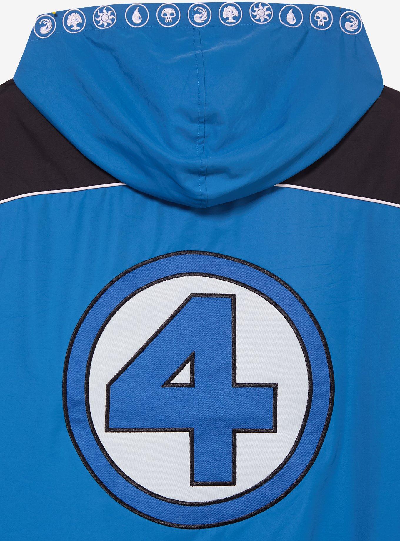 Magic: The Gathering x Marvel The Fantastic Four Reversible Windbreaker - BoxLunch Exclusive, BLUE, alternate - view 5