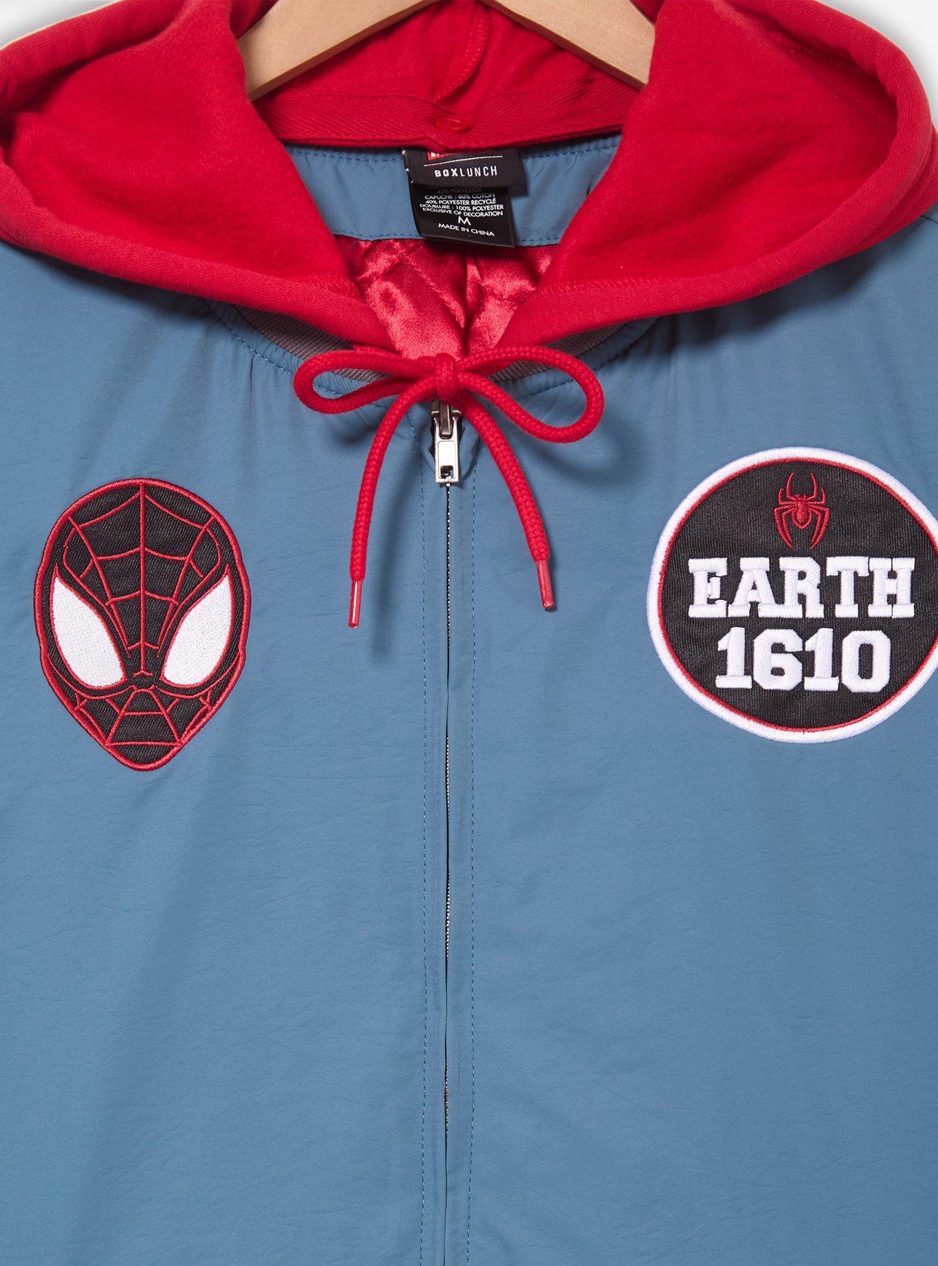 Marvel Spider-Man Miles Morales Bomber Jacket - BoxLunch Exclusive, GREEN, alternate - view 3