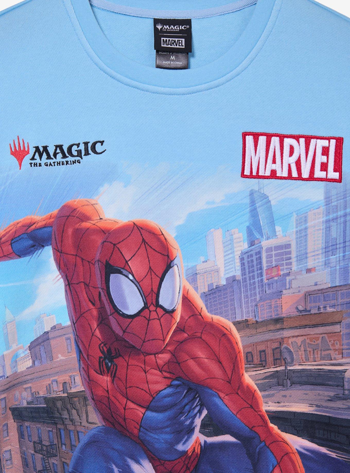 Magic: The Gathering x Marvel Spider-Man Crewneck - BoxLunch Exclusive, , hi-res