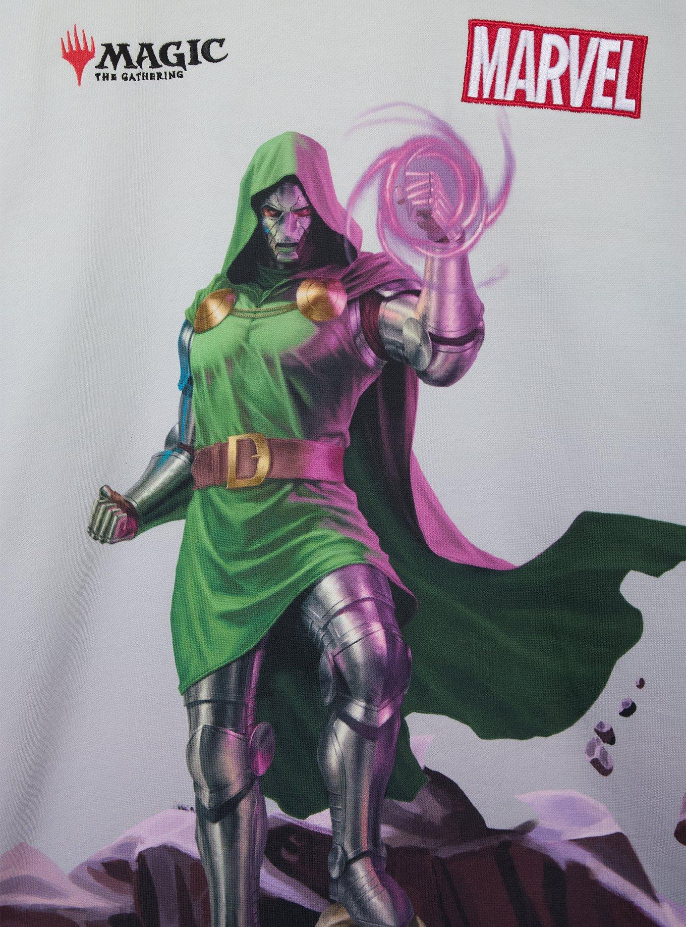 Magic: The Gathering x Marvel Dr. Doom Crewneck - BoxLunch Exclusive, , hi-res
