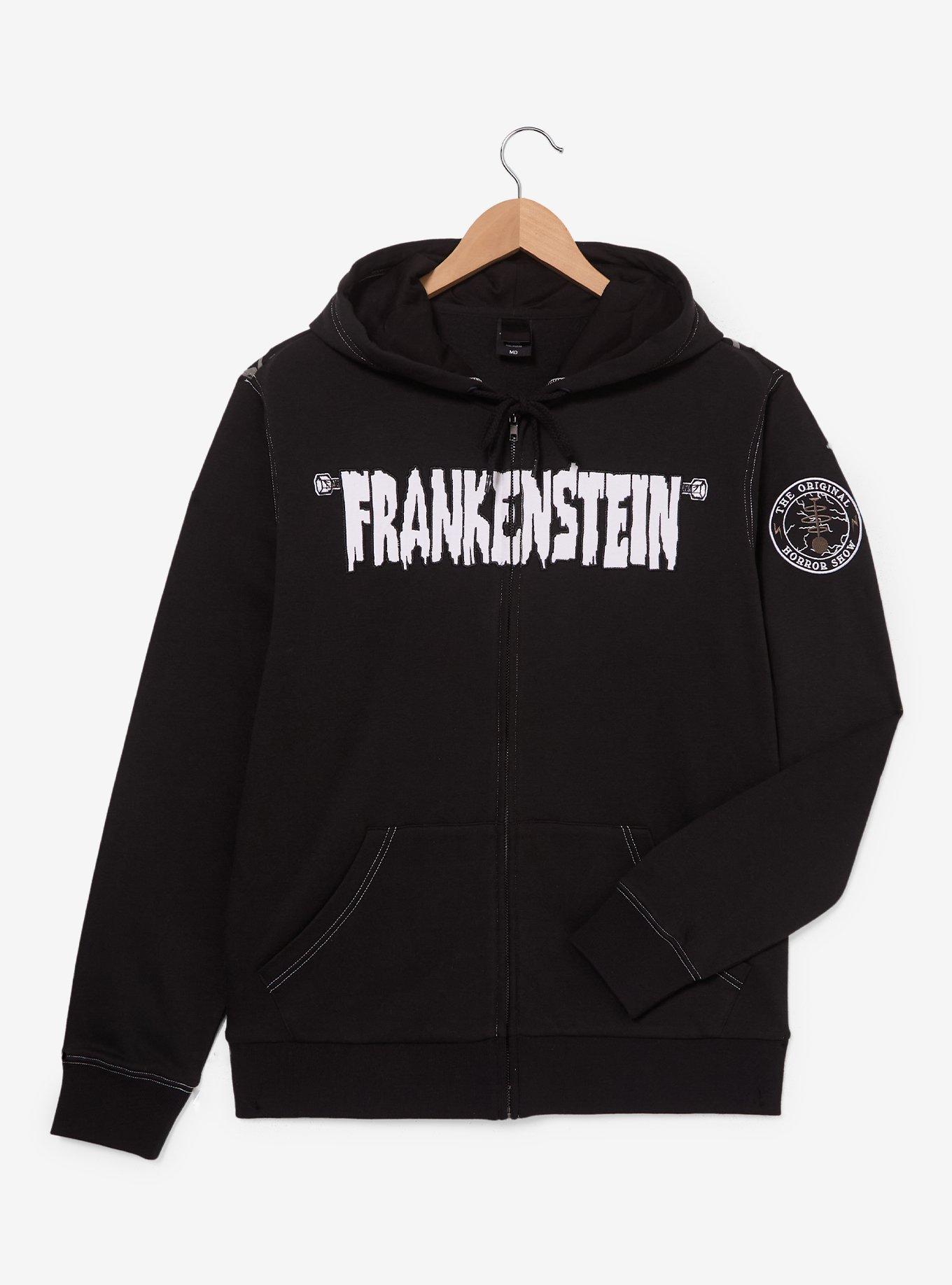 Universal Monsters Frankenstein Tonal Zippered Hoodie - BoxLunch Exclusive, MULTI, alternate - view 3