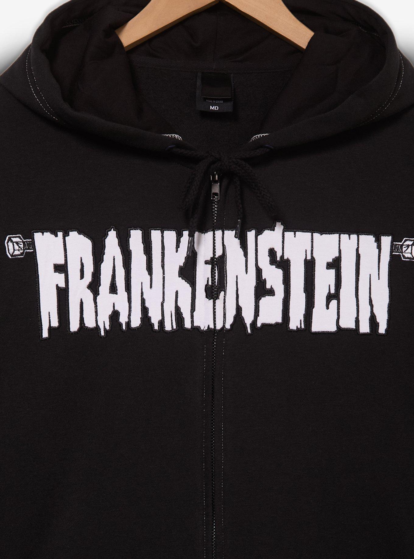 Universal Monsters Frankenstein Tonal Zippered Hoodie - BoxLunch Exclusive, MULTI, alternate - view 5