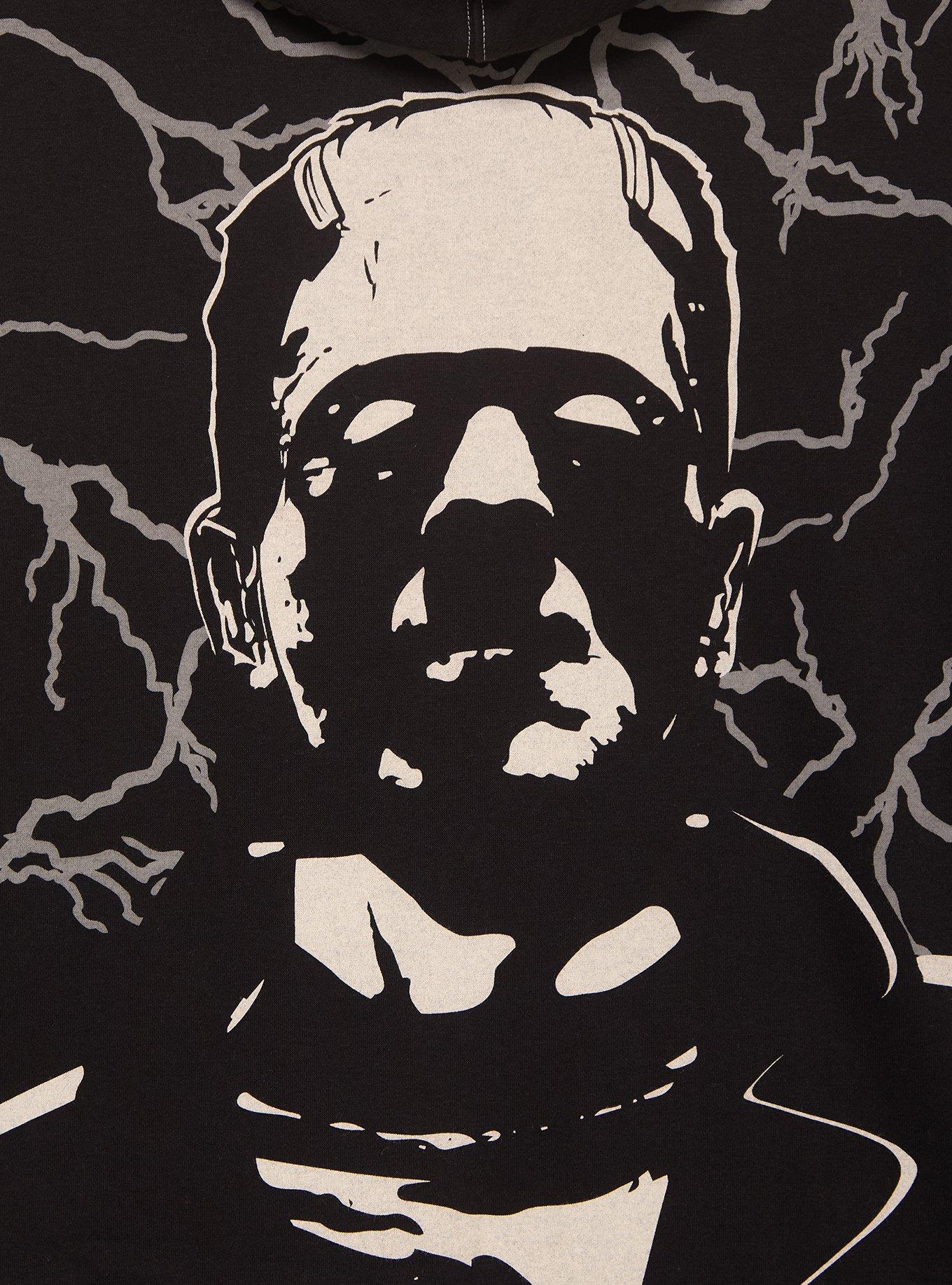Universal Monsters Frankenstein Tonal Zippered Hoodie - BoxLunch Exclusive, MULTI, alternate - view 6
