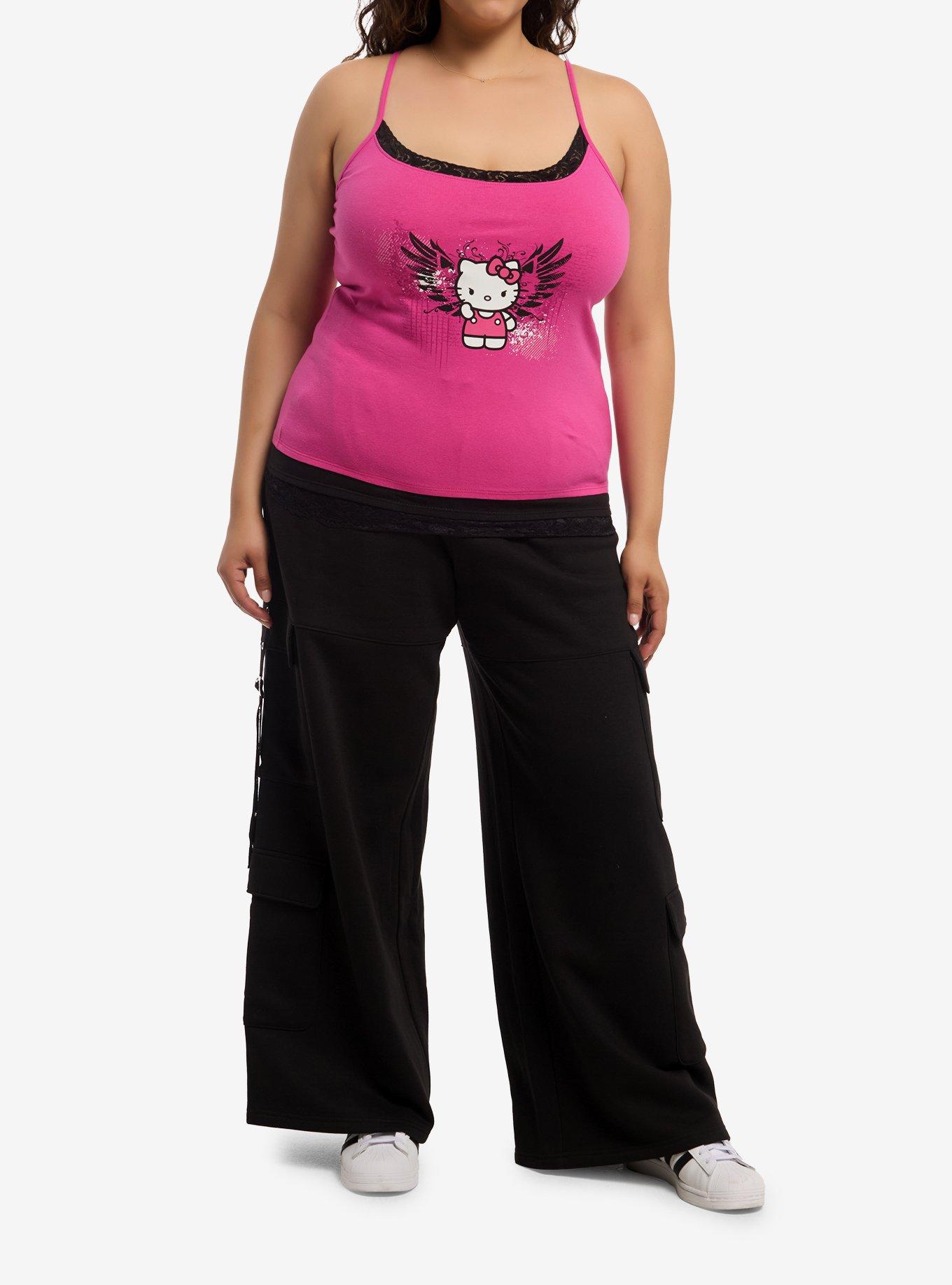 Hello Kitty Angel Wings Lace Girls Cami Plus Size, , hi-res