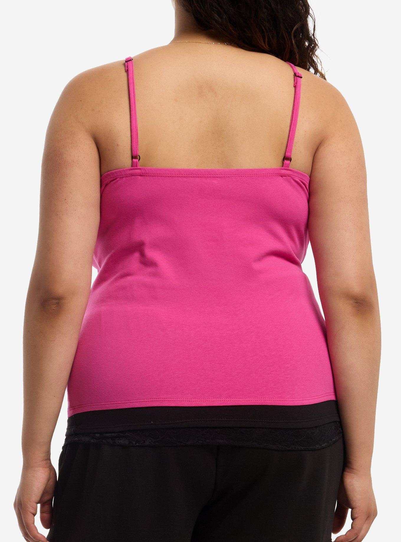 Hello Kitty Angel Wings Lace Girls Cami Plus Size, BLACK, alternate