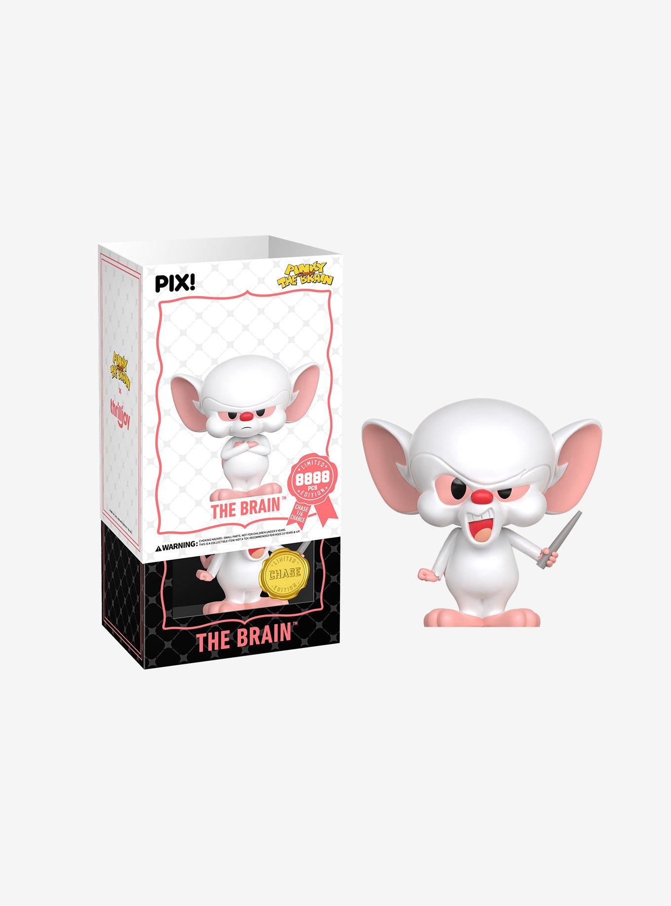 Thrilljoy Pinky And The Brain Pix! The Brain Collectible Figure, , hi-res