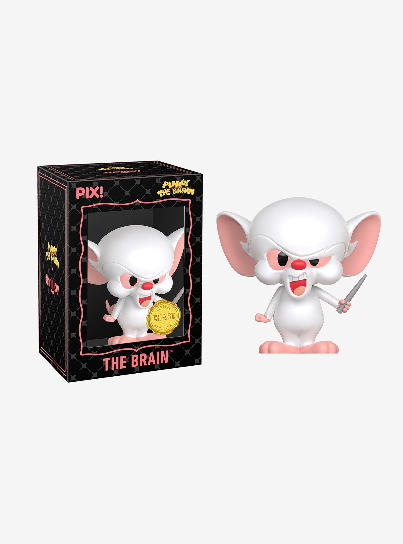 Thrilljoy Pinky And The Brain Pix! The Brain Collectible Figure, , alternate