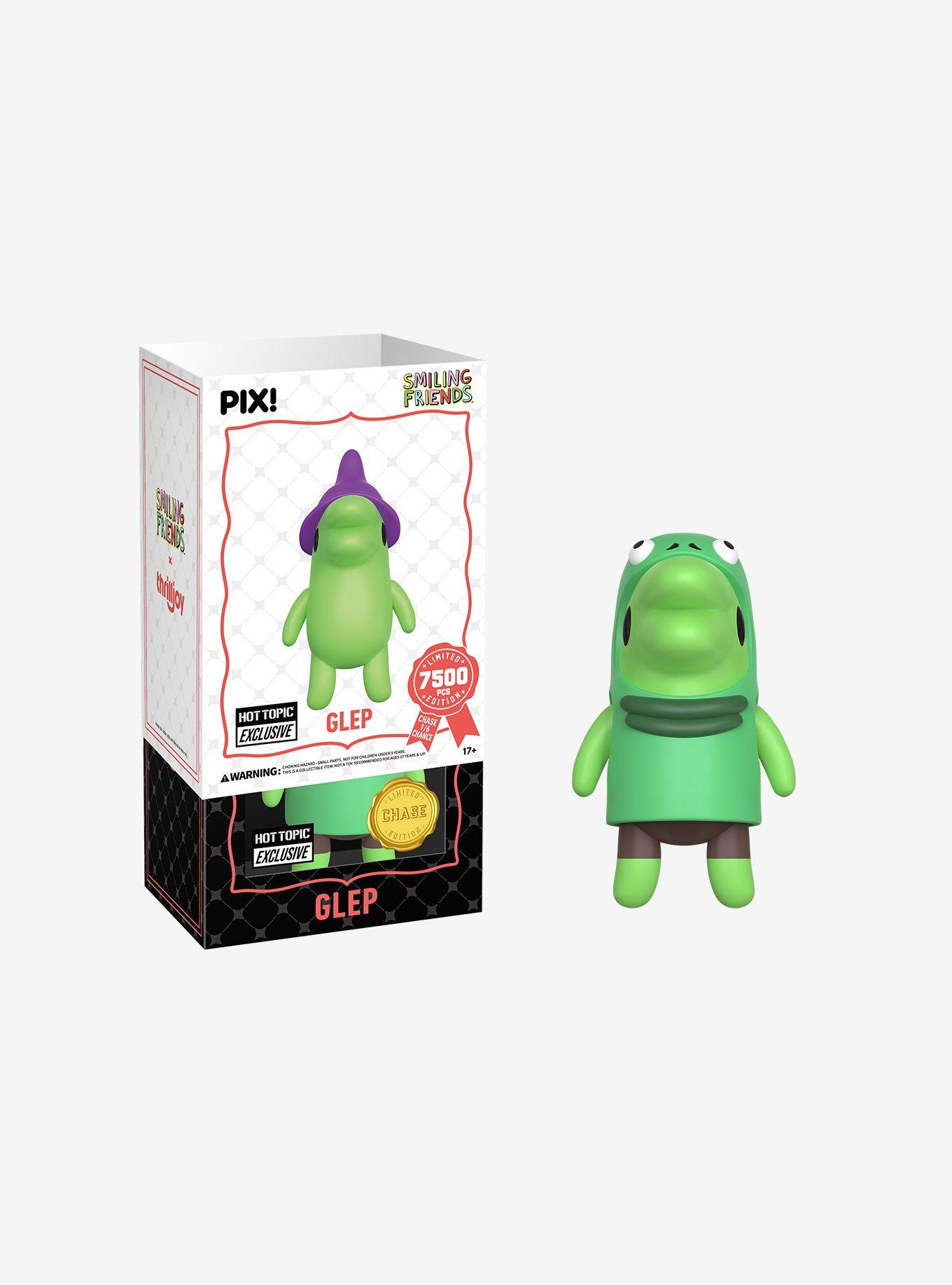 Thrilljoy Smiling Friends Pix! Glep Collectible Figure Hot Topic Exclusive, , hi-res