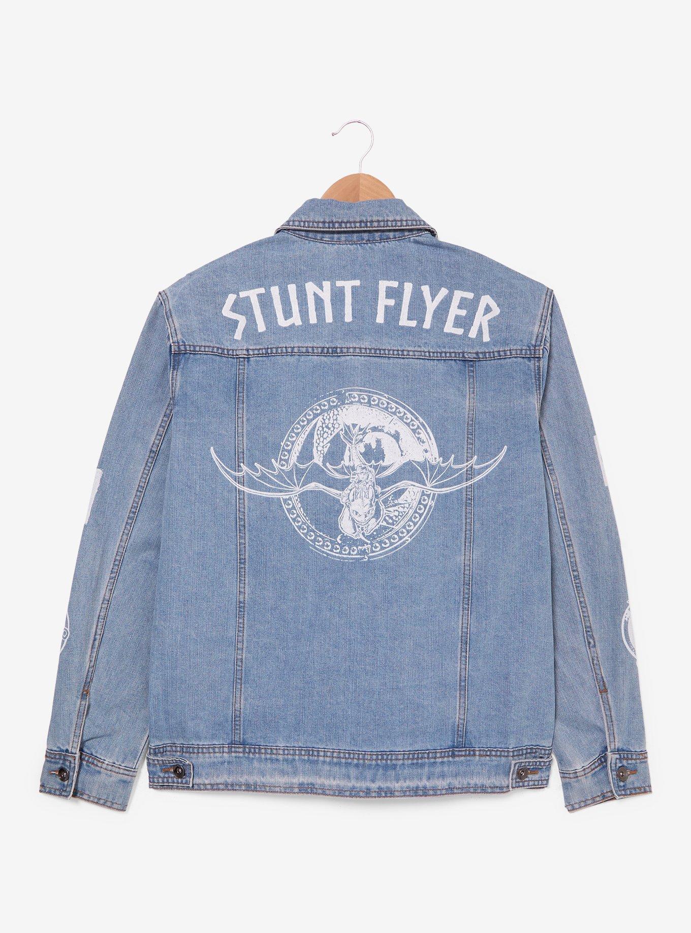 DreamWorks How to Train Your Dragon Allover Print Denim Jacket, , hi-res