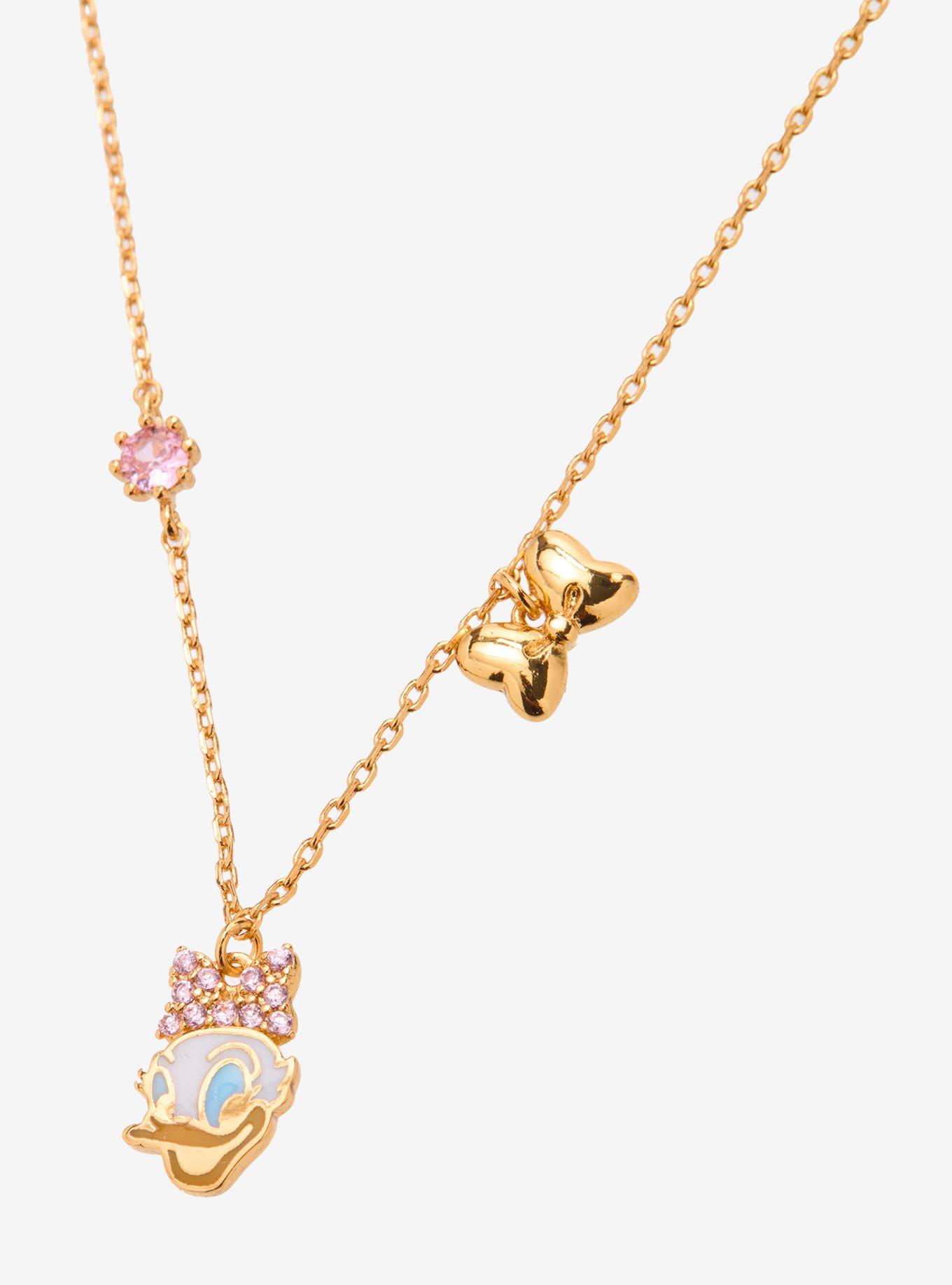 Girls Crew Disney Daisy Duck Charm Necklace - BoxLunch Exclusive, , alternate