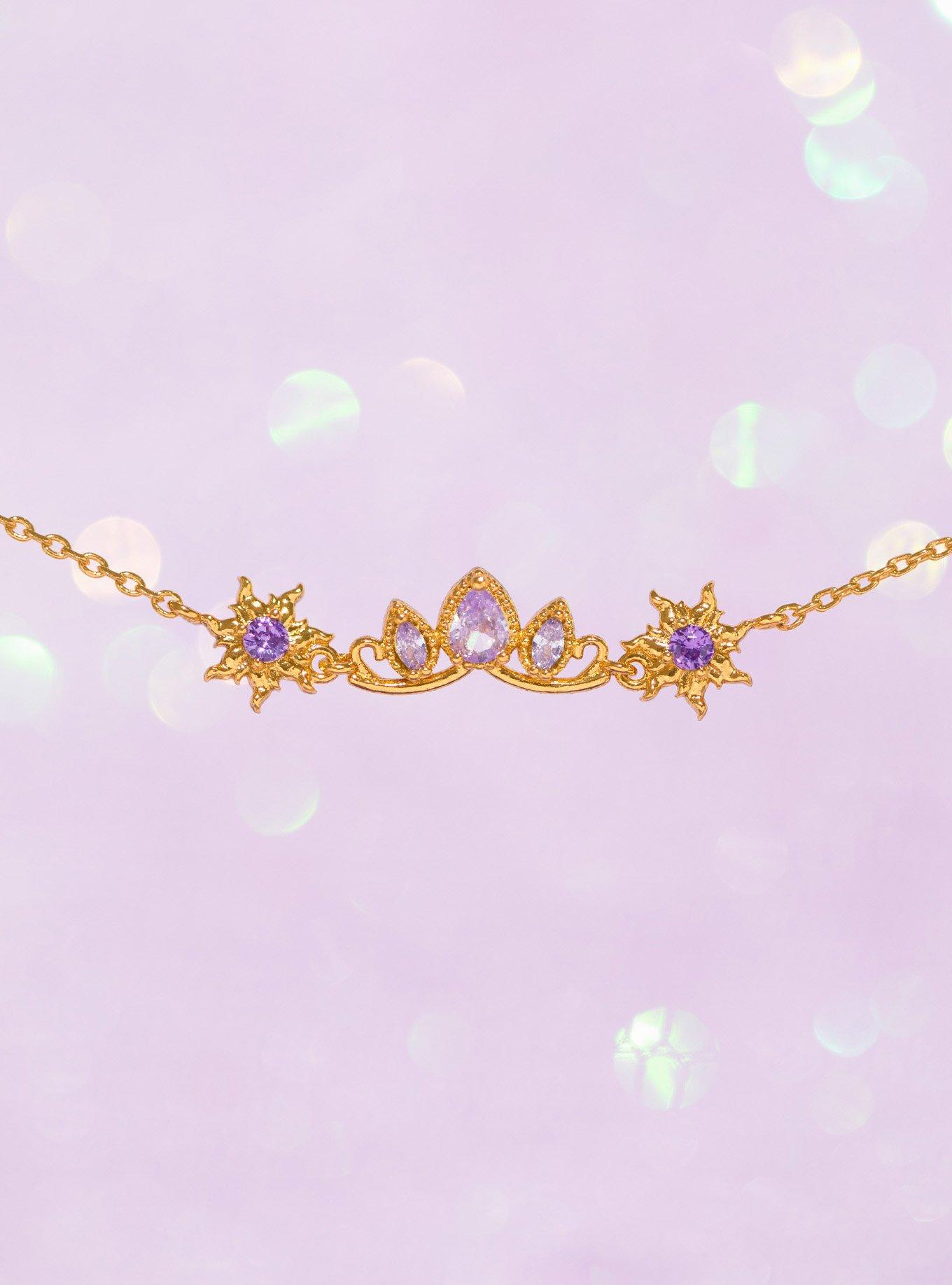 Girls Crew Disney Tangled Rapunzel Crown Bracelet - BoxLunch Exclusive, , alternate