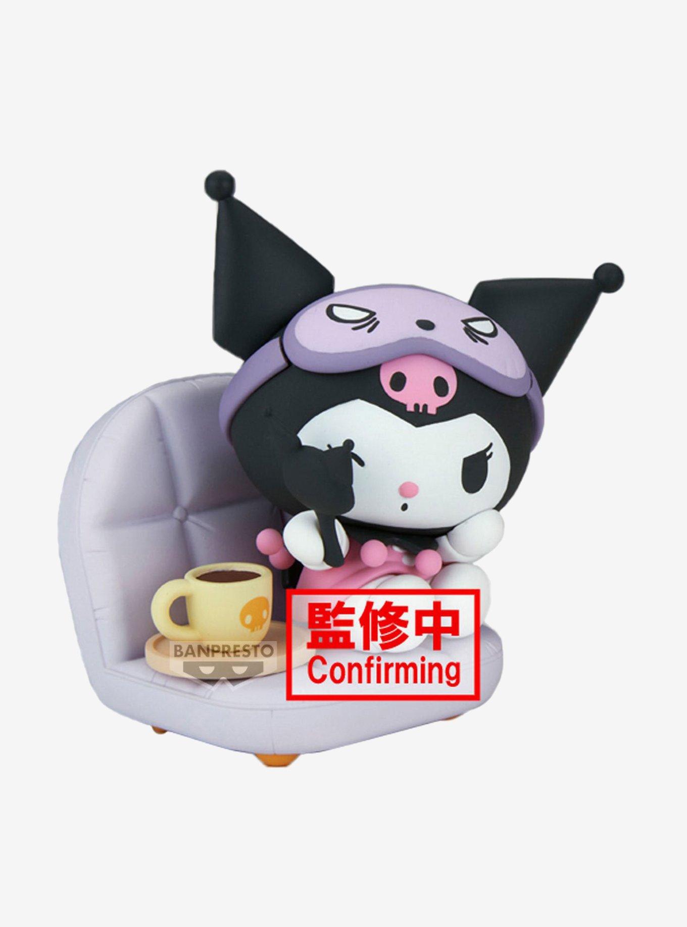 Bandai Namco Sanrio Nakayoshi Memories Relaxing Time at Home Kuromi Figure, , hi-res