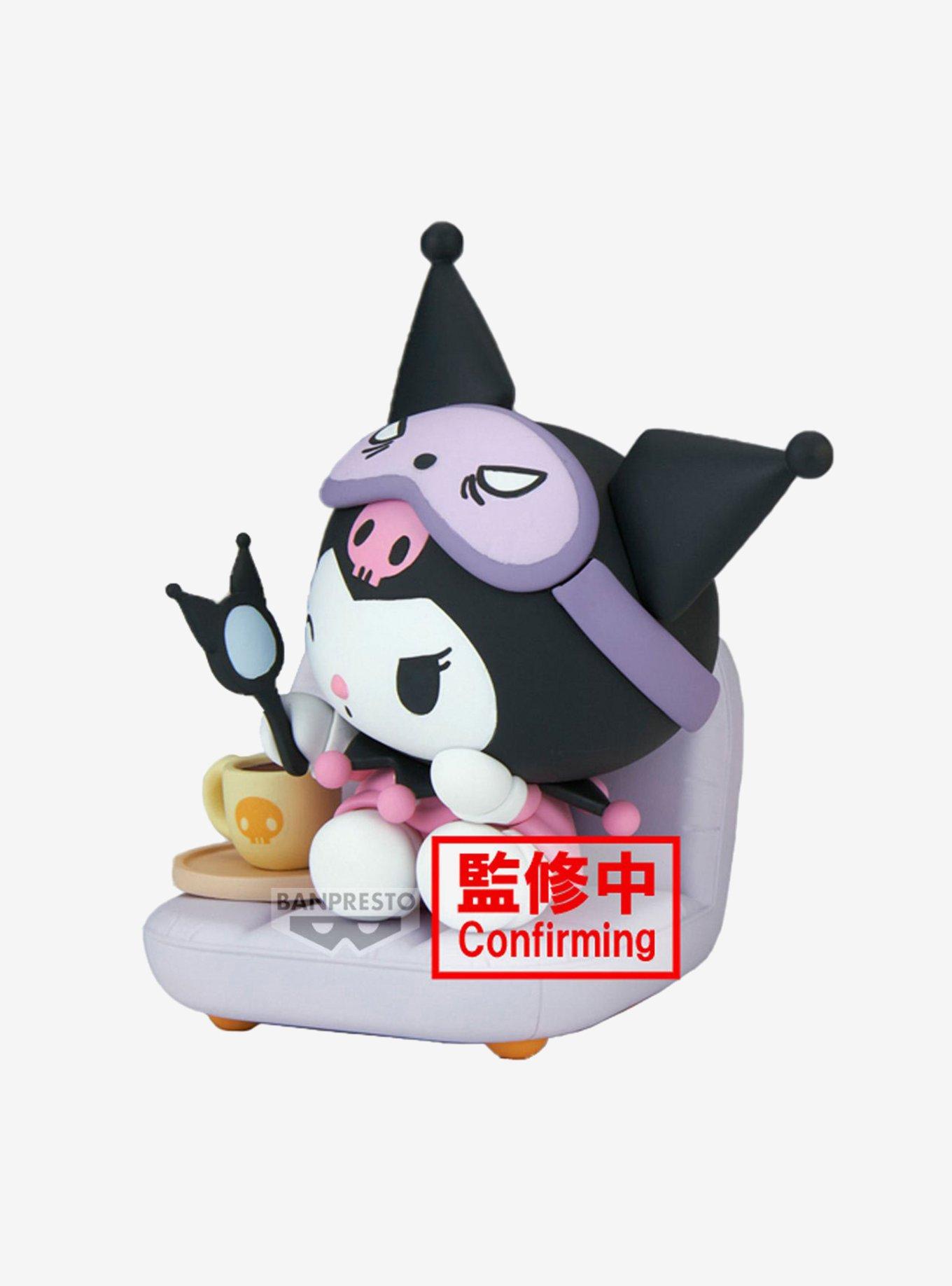 Bandai Namco Sanrio Nakayoshi Memories Relaxing Time at Home Kuromi Figure, , alternate - view 3