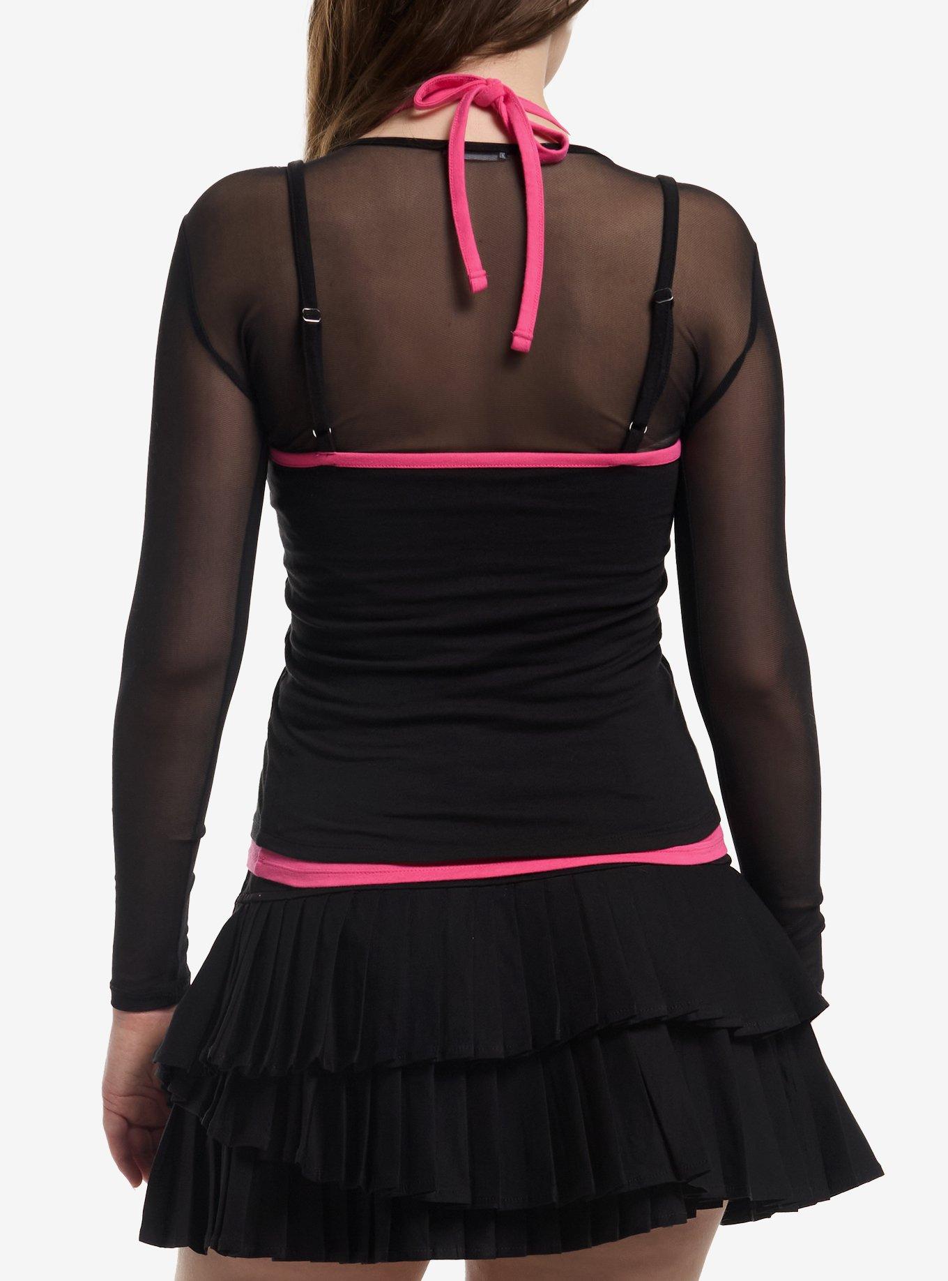 Monster High Skullette Graffiti Cami, HOT PINK, alternate