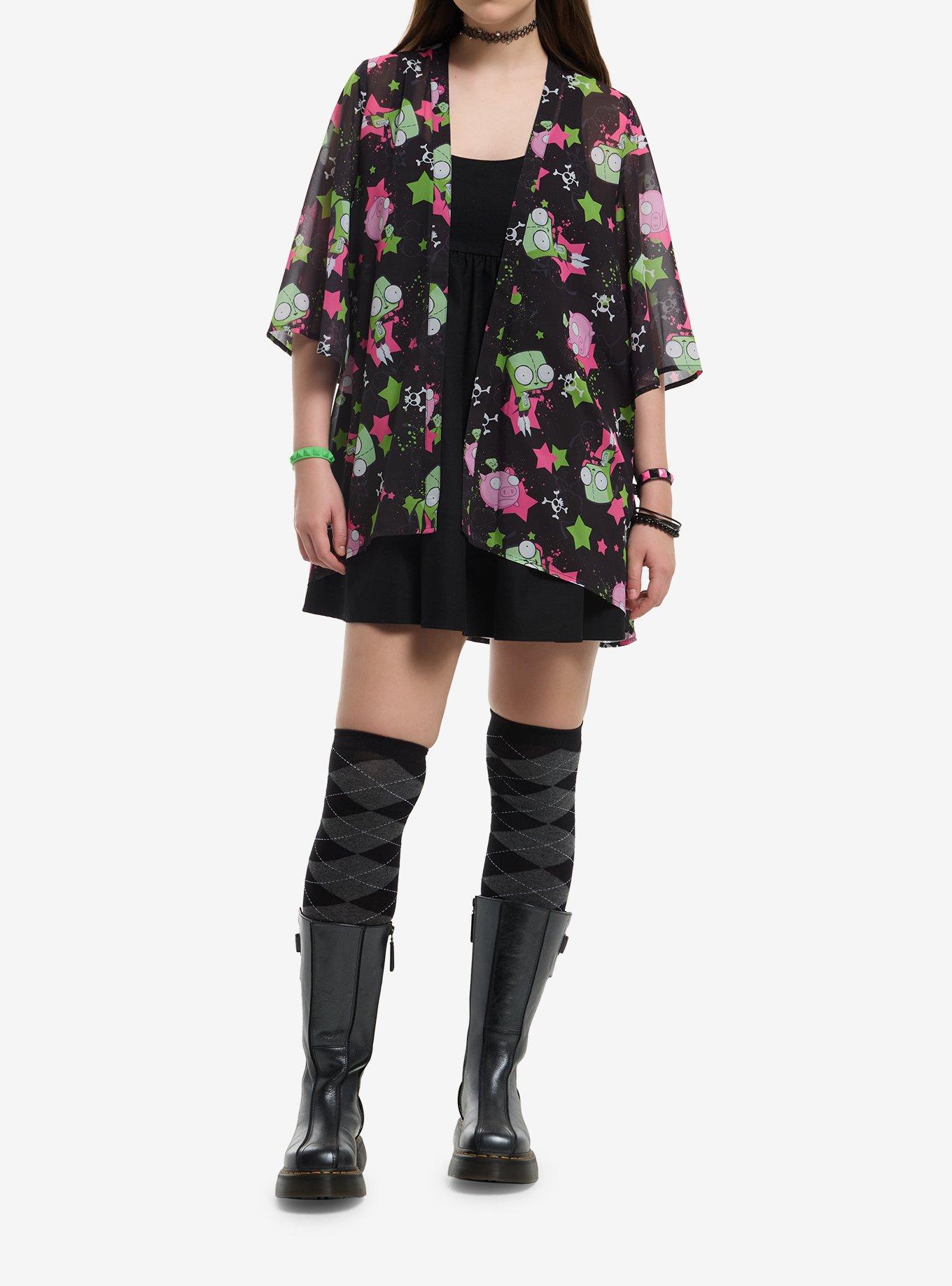 Invader Zim GIR Stars Girls Duster, , hi-res