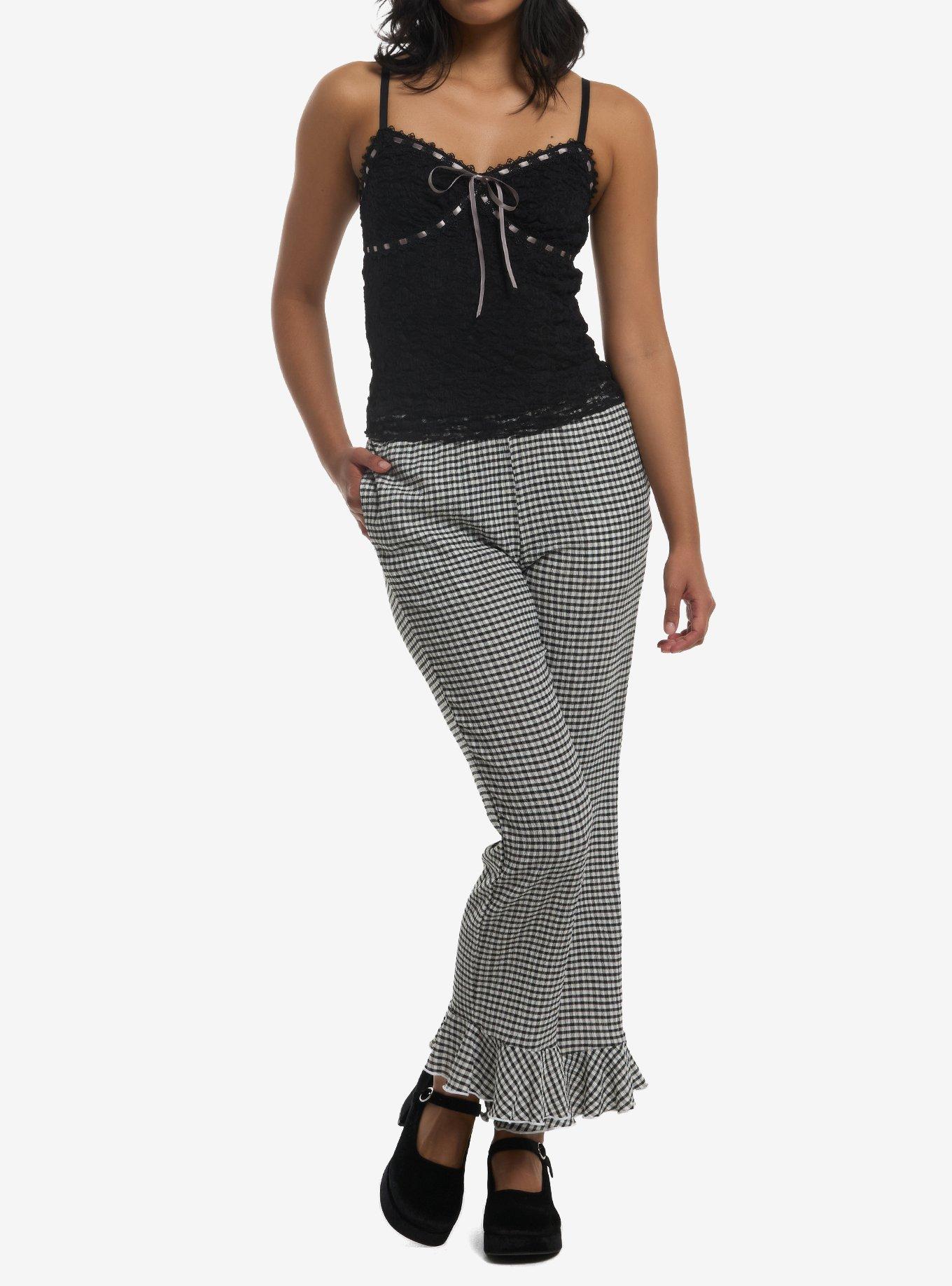 Black Lace & Ribbon Cami, , hi-res