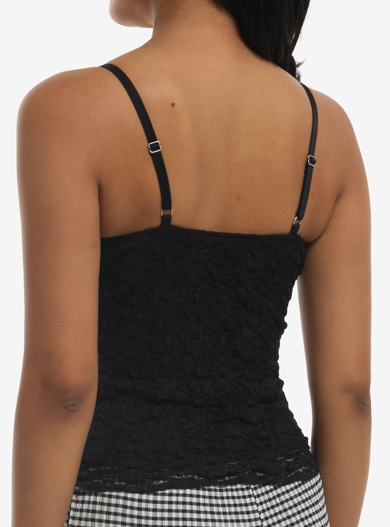 Black Lace & Ribbon Cami, MULTI, alternate