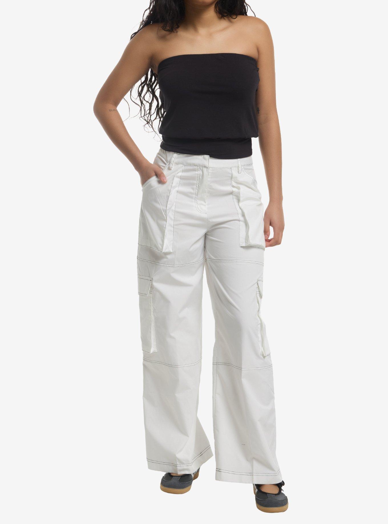 Black Wide Band Tube Top, , hi-res