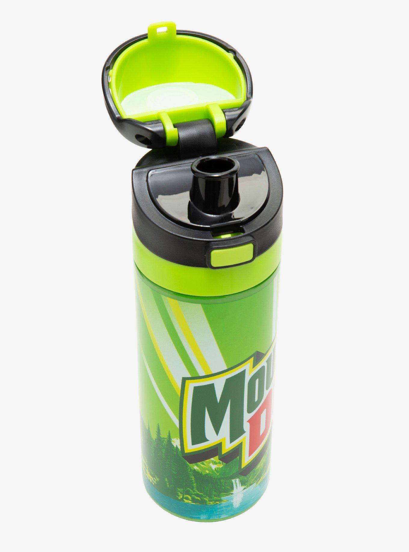 Mountain Dew Stainless Steel Flip-Top Water Bottle, , hi-res