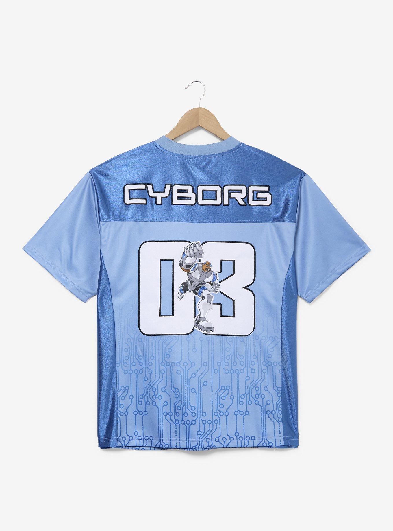 DC Comics Teen Titans Cyborg Football Jersey - BoxLunch Exclusive