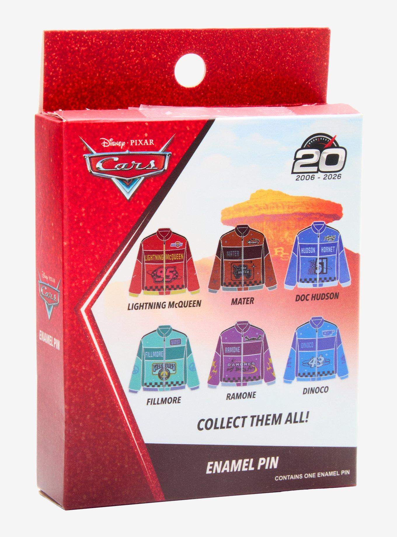 Disney Pixar Cars Racing Jacket Blind Box Enamel Pin &mdash; BoxLunch Exclusive, , hi-res