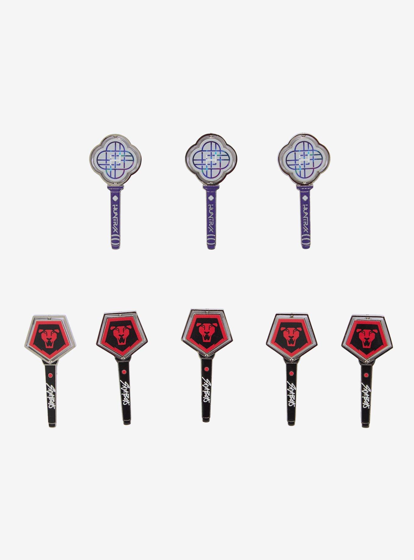 KPop Demon Hunters Saja Boys & HUNTR/X Lightstick  Spinning Blind Box Enamel Pin - BoxLunch Exclusive, , hi-res