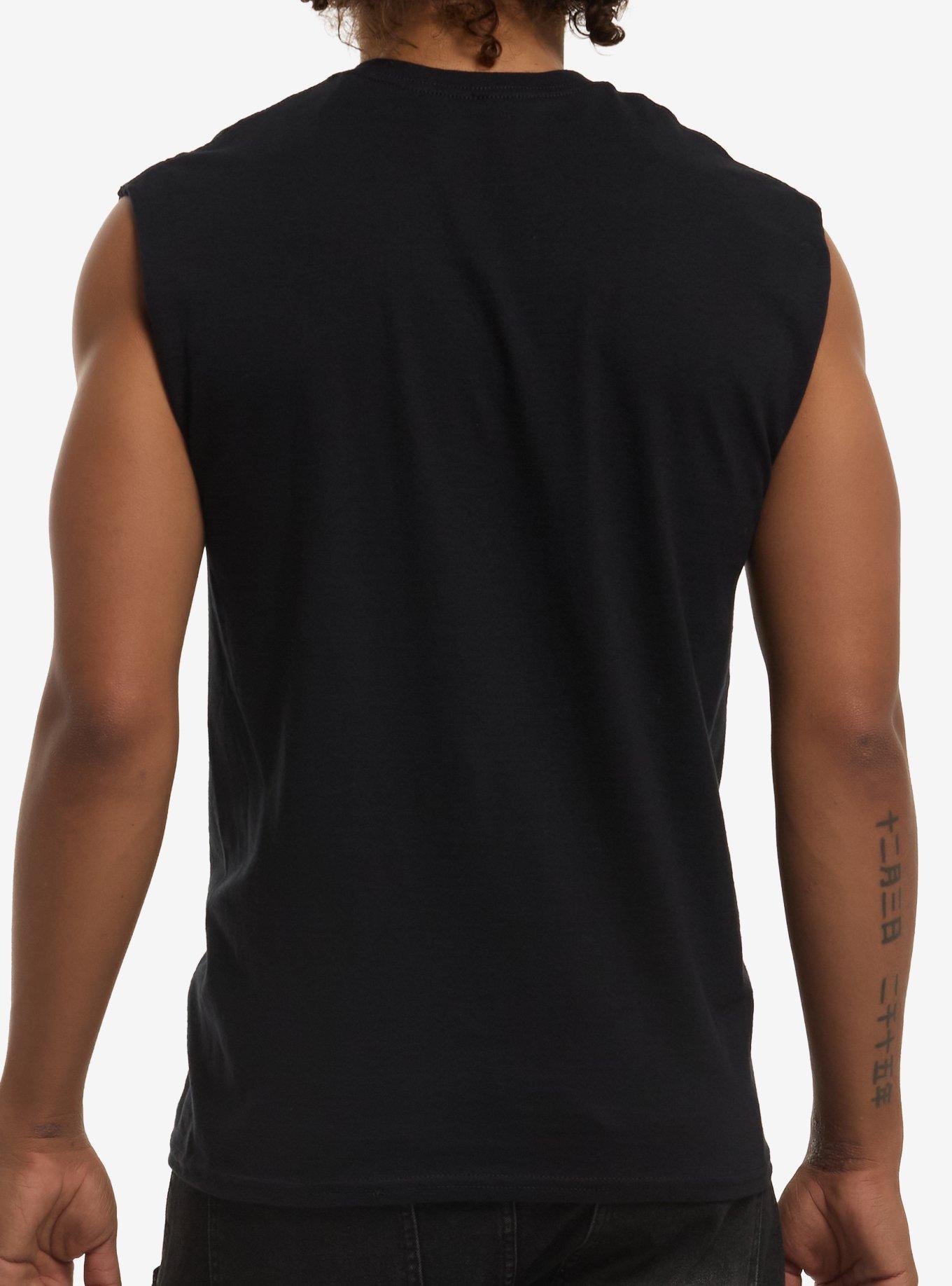 WWE CM Punk Muscle Tank Top, BLACK, alternate