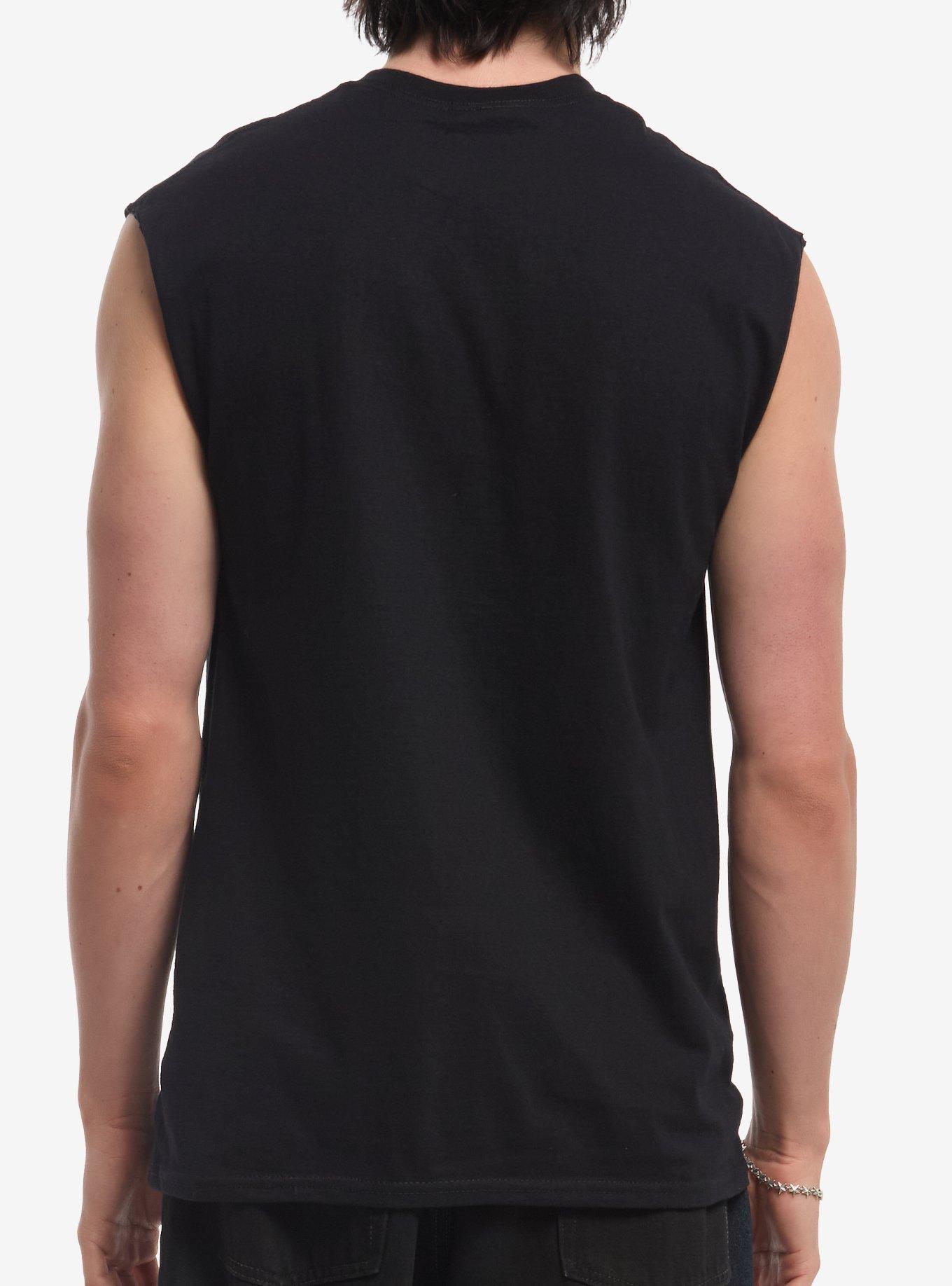 One Piece Luffy Gear 5 Muscle Tank Top, BLACK, alternate