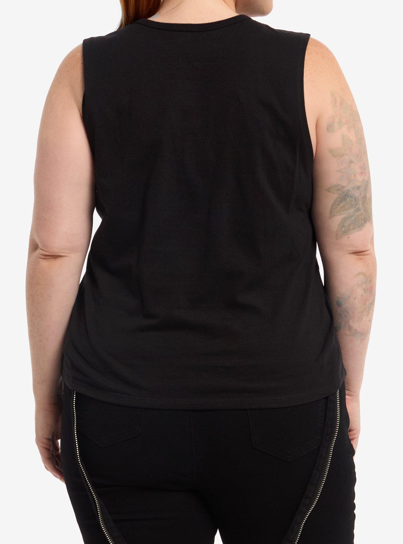 WWE Rhea Ripley Girls Slashed Tank Top Plus Size, PURPLE, alternate