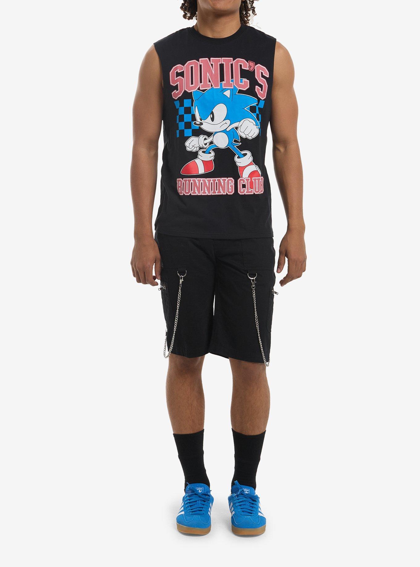 Sonic The Hedgehog Running Club Muscle Tank Top, , hi-res