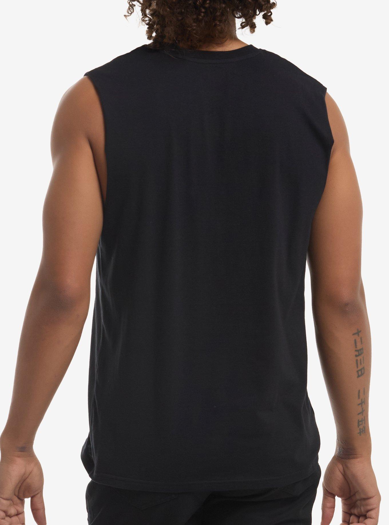 Sonic The Hedgehog Running Club Muscle Tank Top, BLACK, alternate