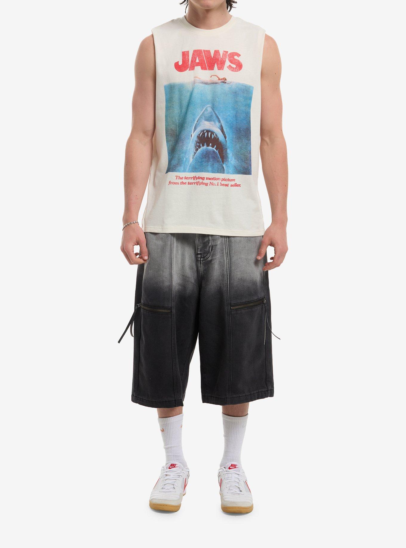 Jaws Film Poster Muscle Tank Top, , hi-res