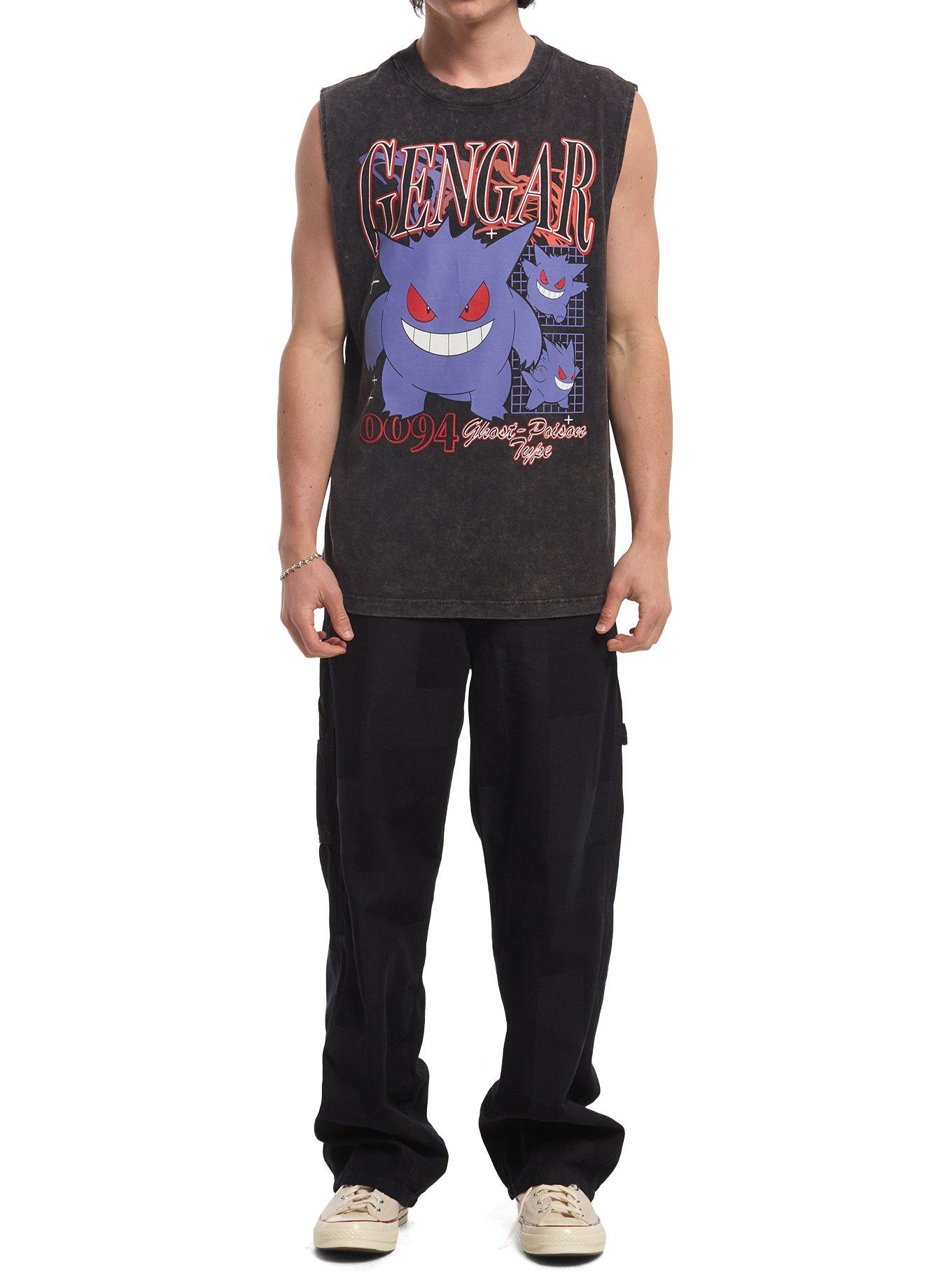 Pok&eacute;mon Gengar Mineral Wash Muscle Tank Top, , hi-res