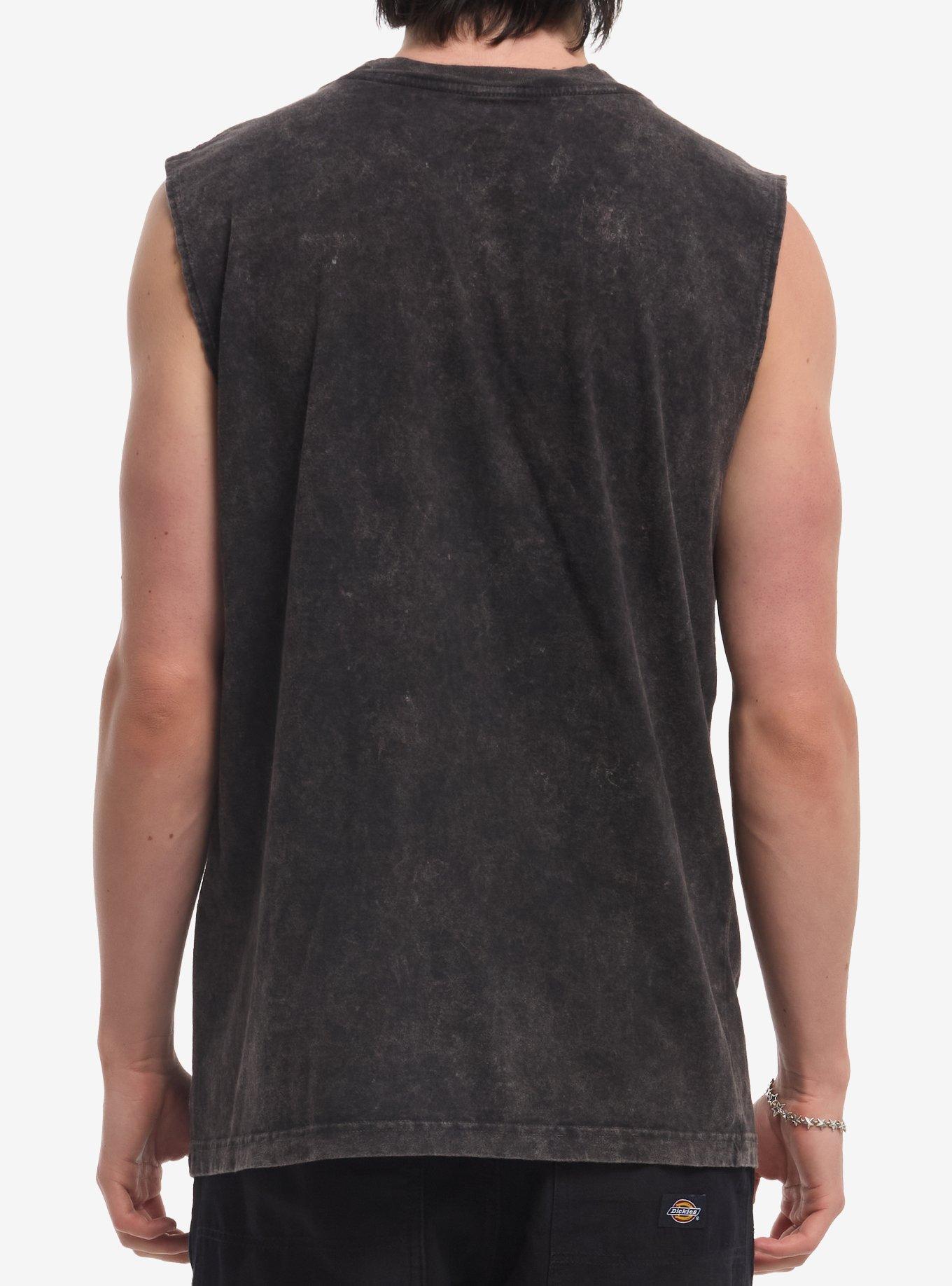 Pok&eacute;mon Gengar Mineral Wash Muscle Tank Top, BLACK, alternate