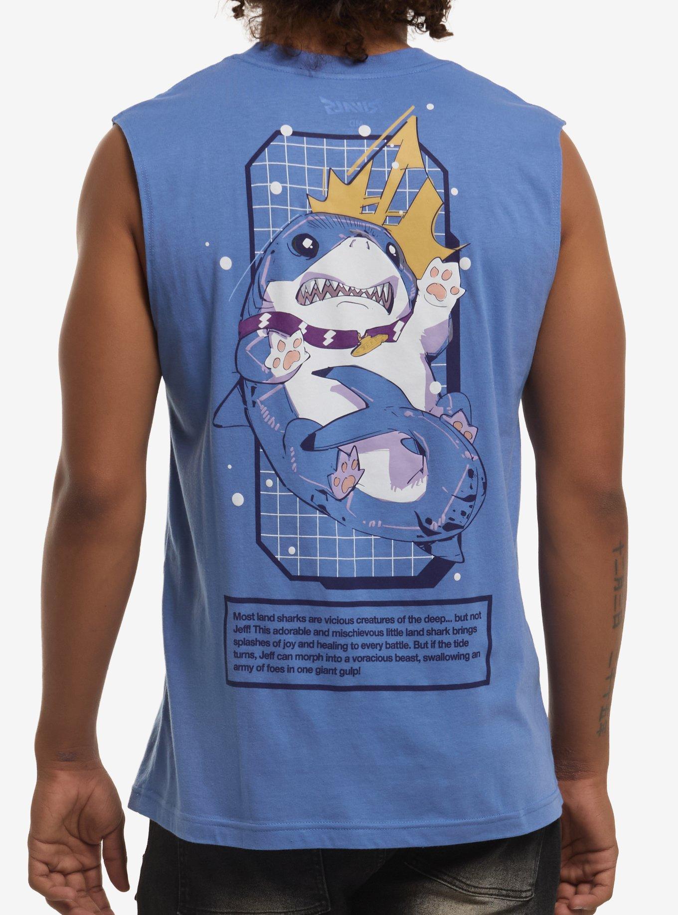 Marvel Rivals Jeff The Land Shark Muscle Tank Top, , hi-res