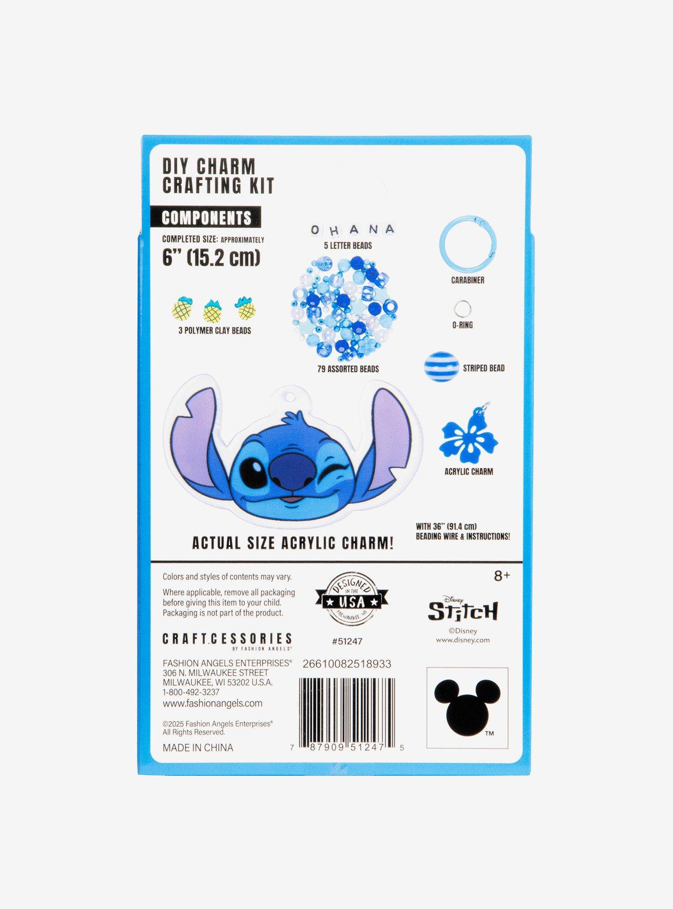 Disney Stitch DIY Bag Charm Craft Kit, , alternate