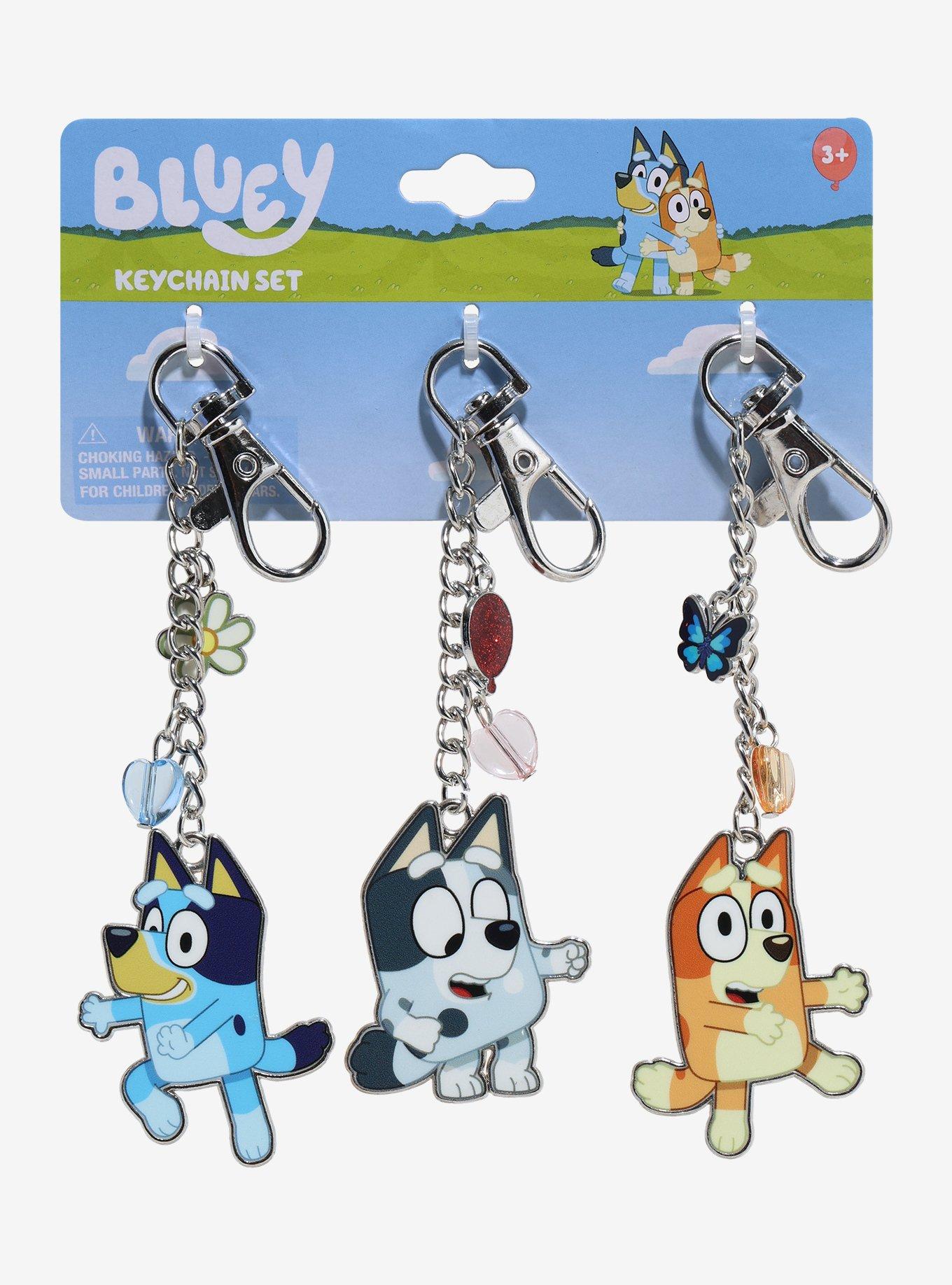Bluey Trio Best Friend Key Chain Set, , hi-res