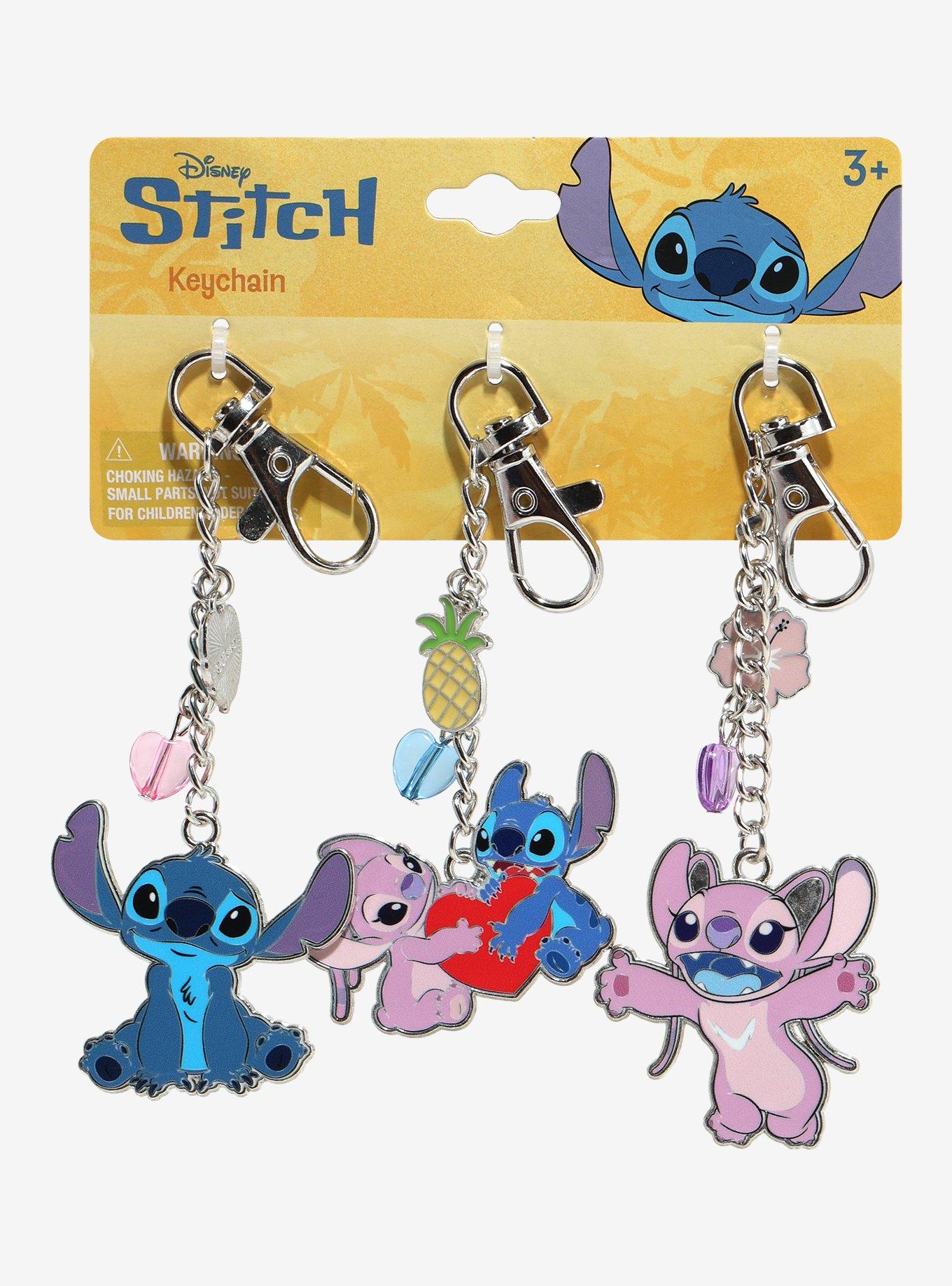 Disney Stitch & Angel Best Friend Key Chain Set, , hi-res