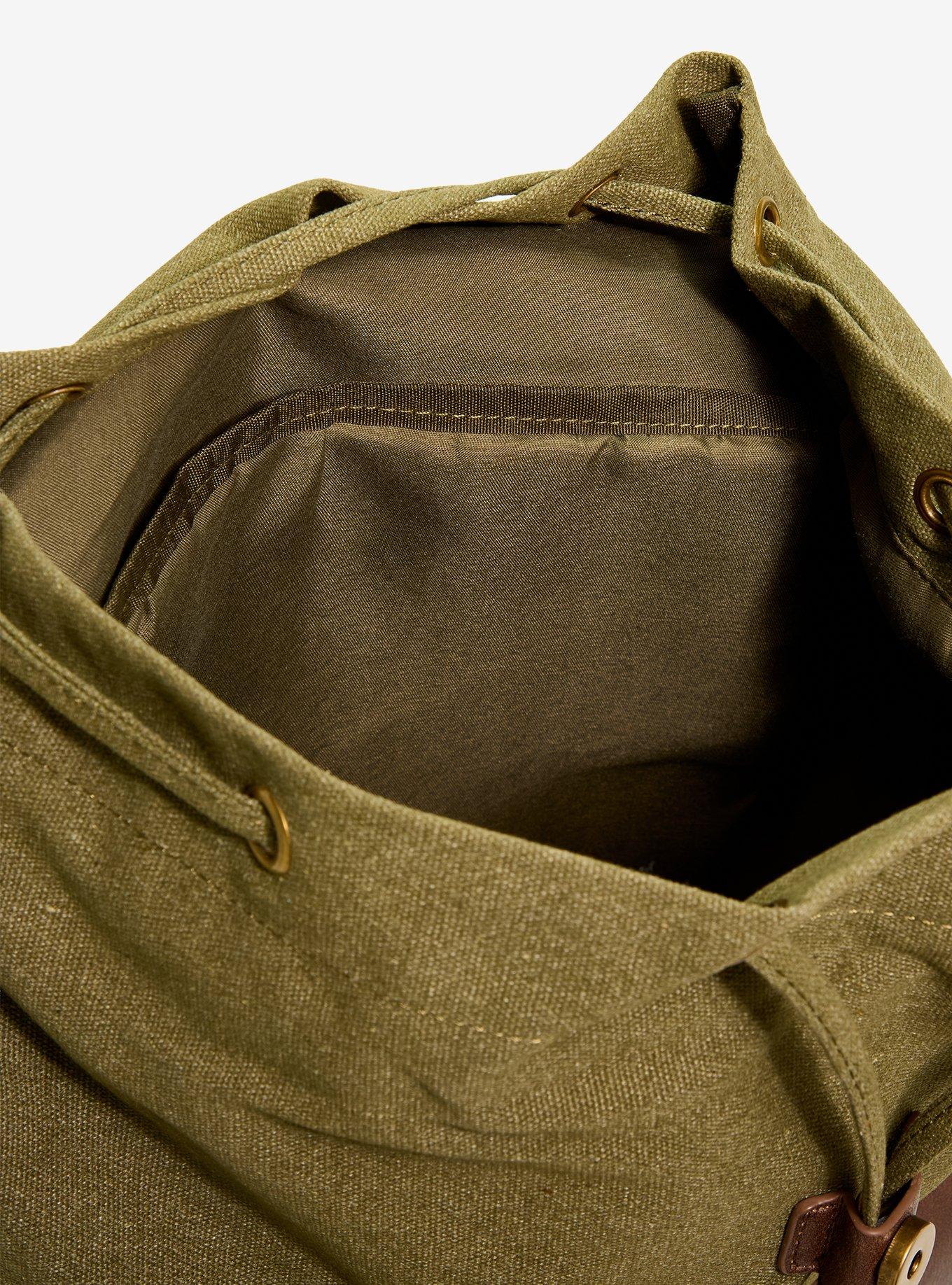 The Lord Of The Rings Leaf Of L&oacute;rien Slouch Backpack, , alternate - view 4