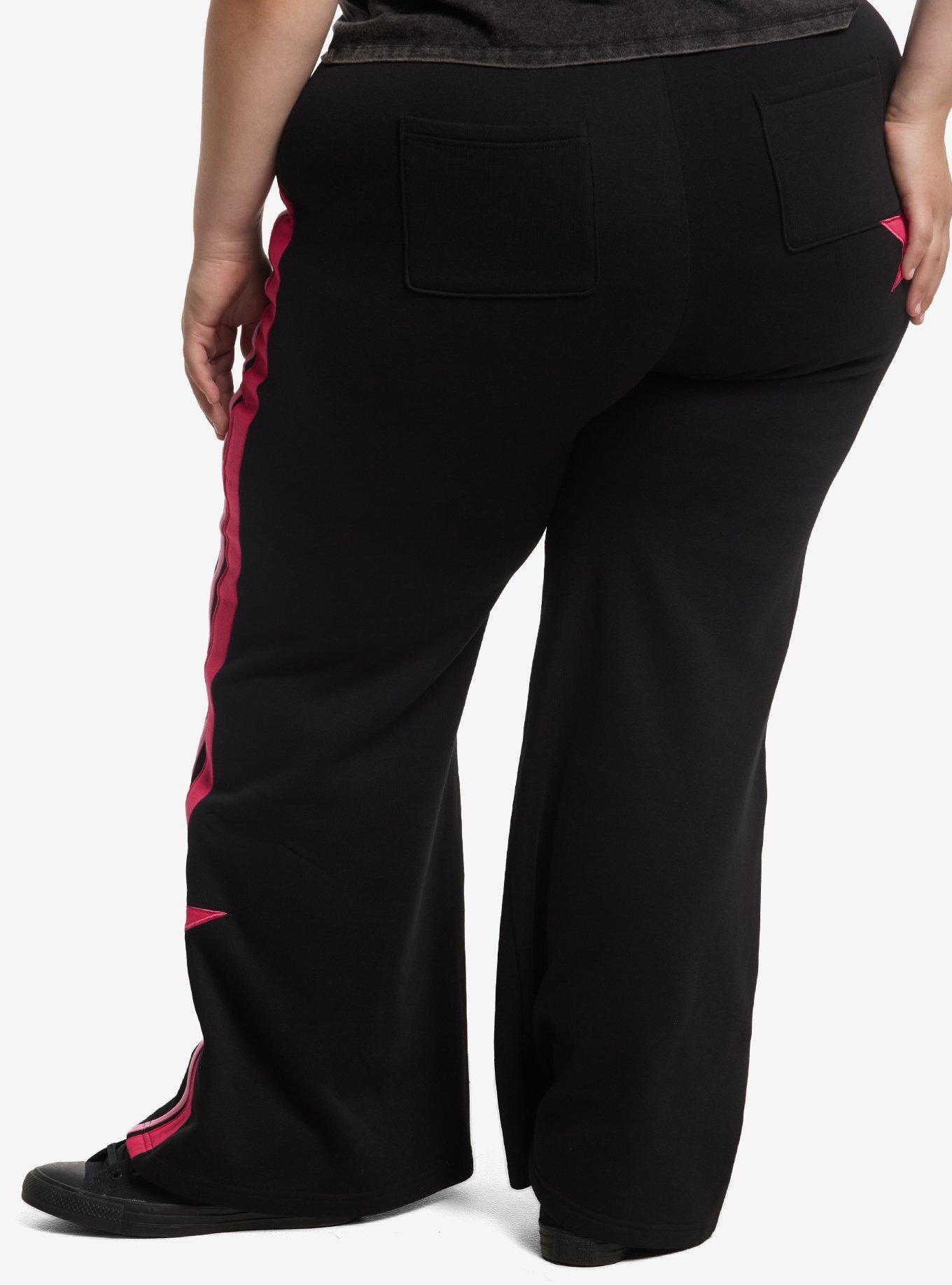 Stars & Stripes Wide Leg Sweatpants Plus Size, , hi-res